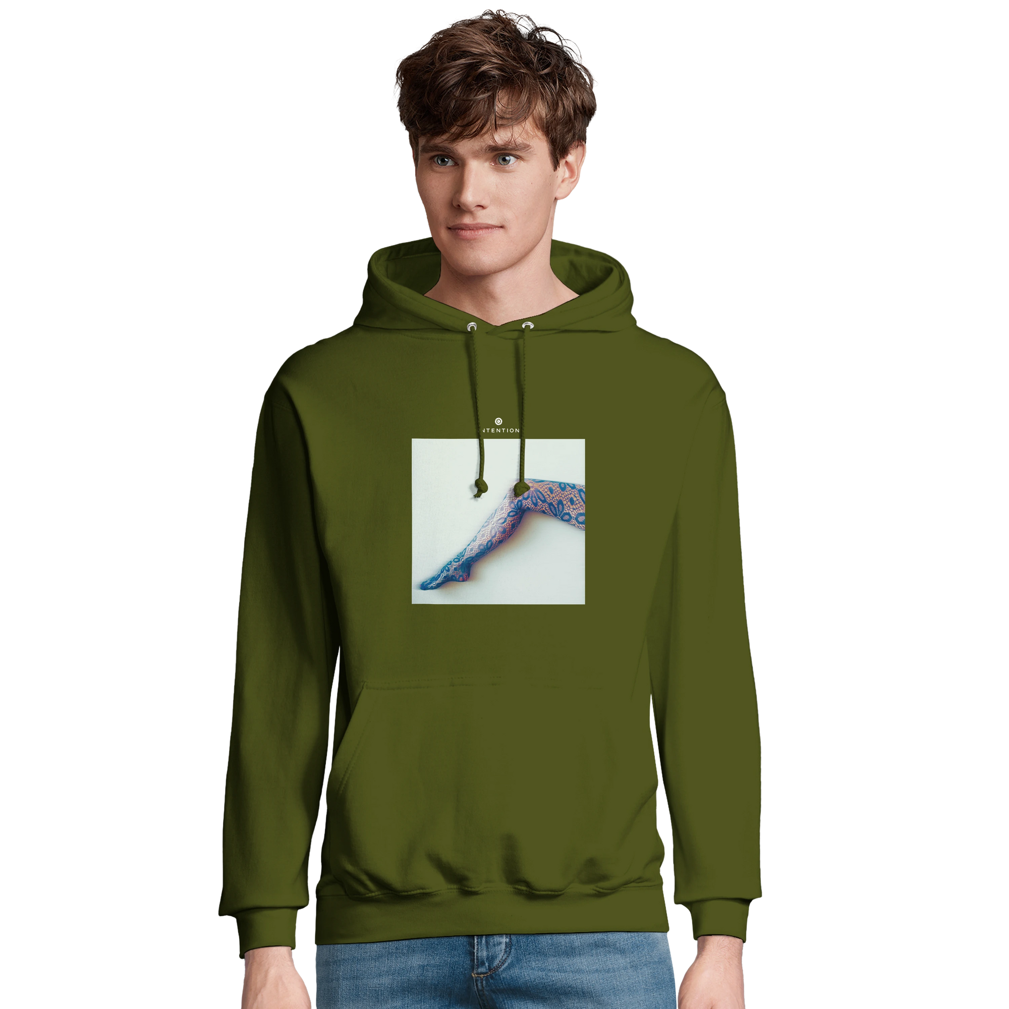 Jazzy - "Lacey Leg" Hoodie Army XS 3