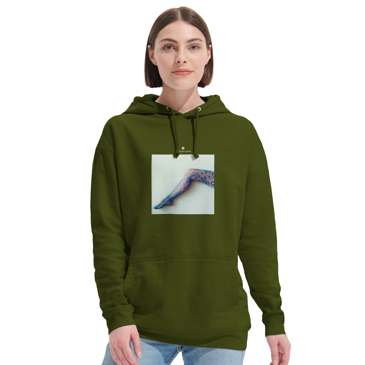 Jazzy - "Lacey Leg" Hoodie Army 5