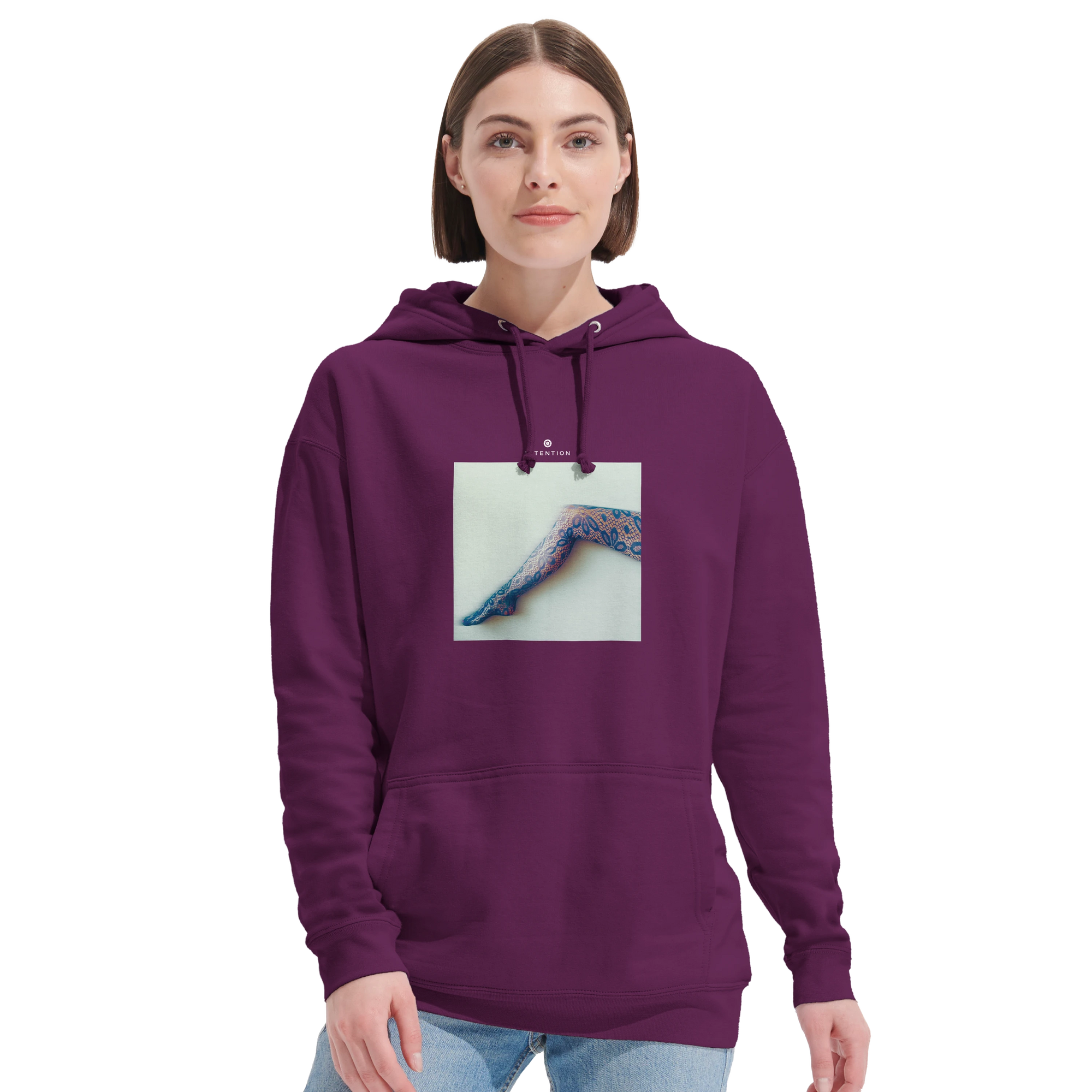 Jazzy - "Lacey Leg" Hoodie astral purple XS 6