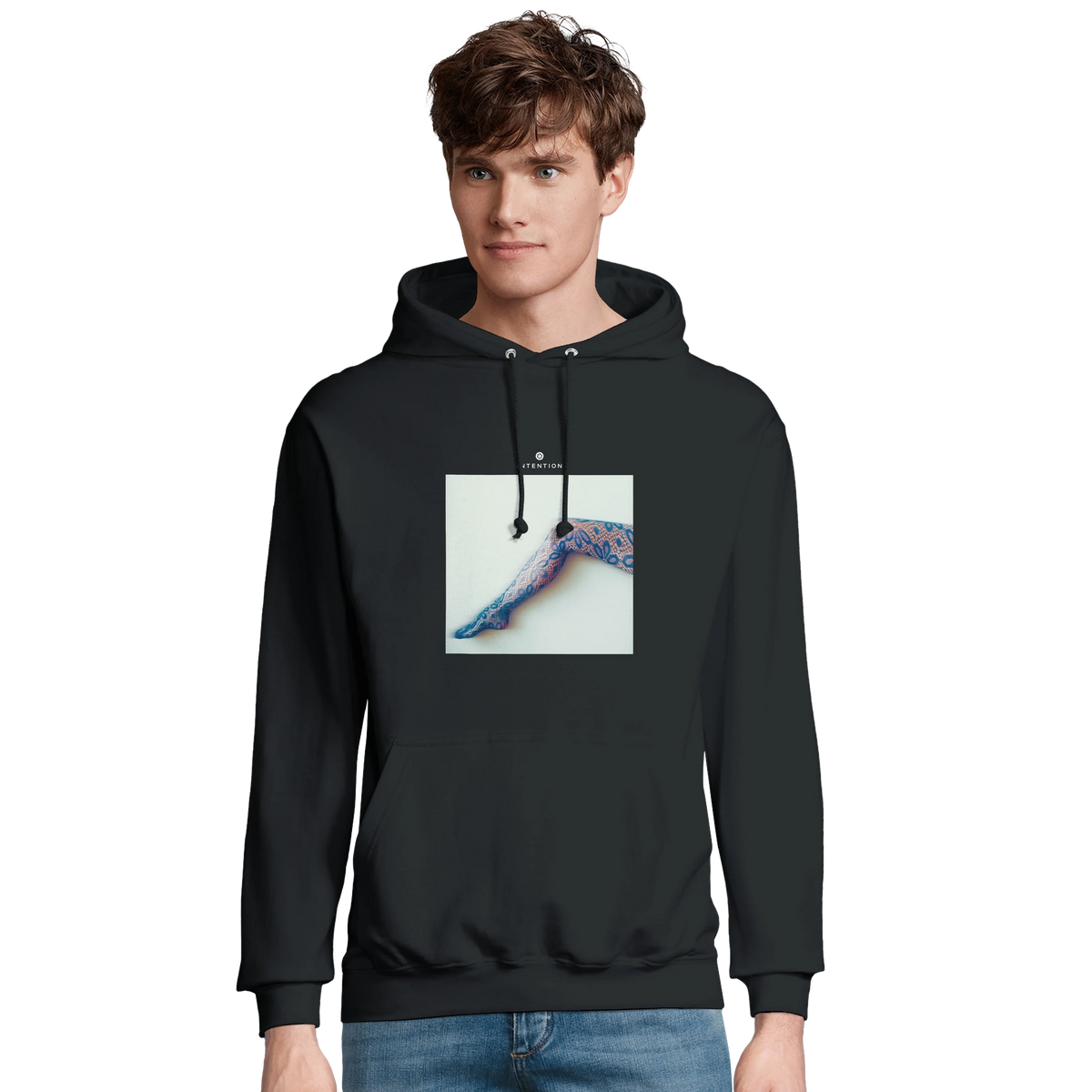 Jazzy - "Lacey Leg" Hoodie Black 3