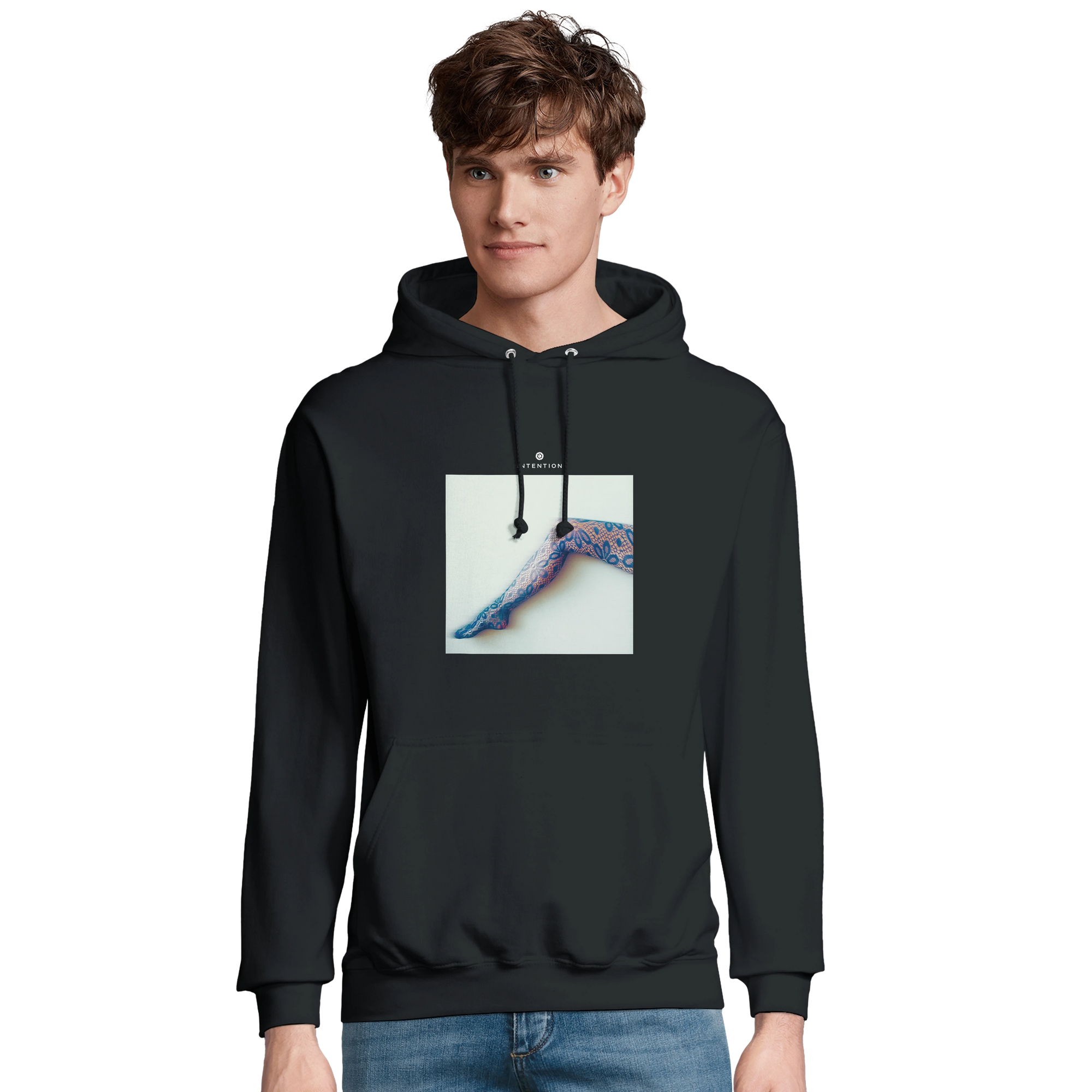 Jazzy - "Lacey Leg" Hoodie Black XS 3