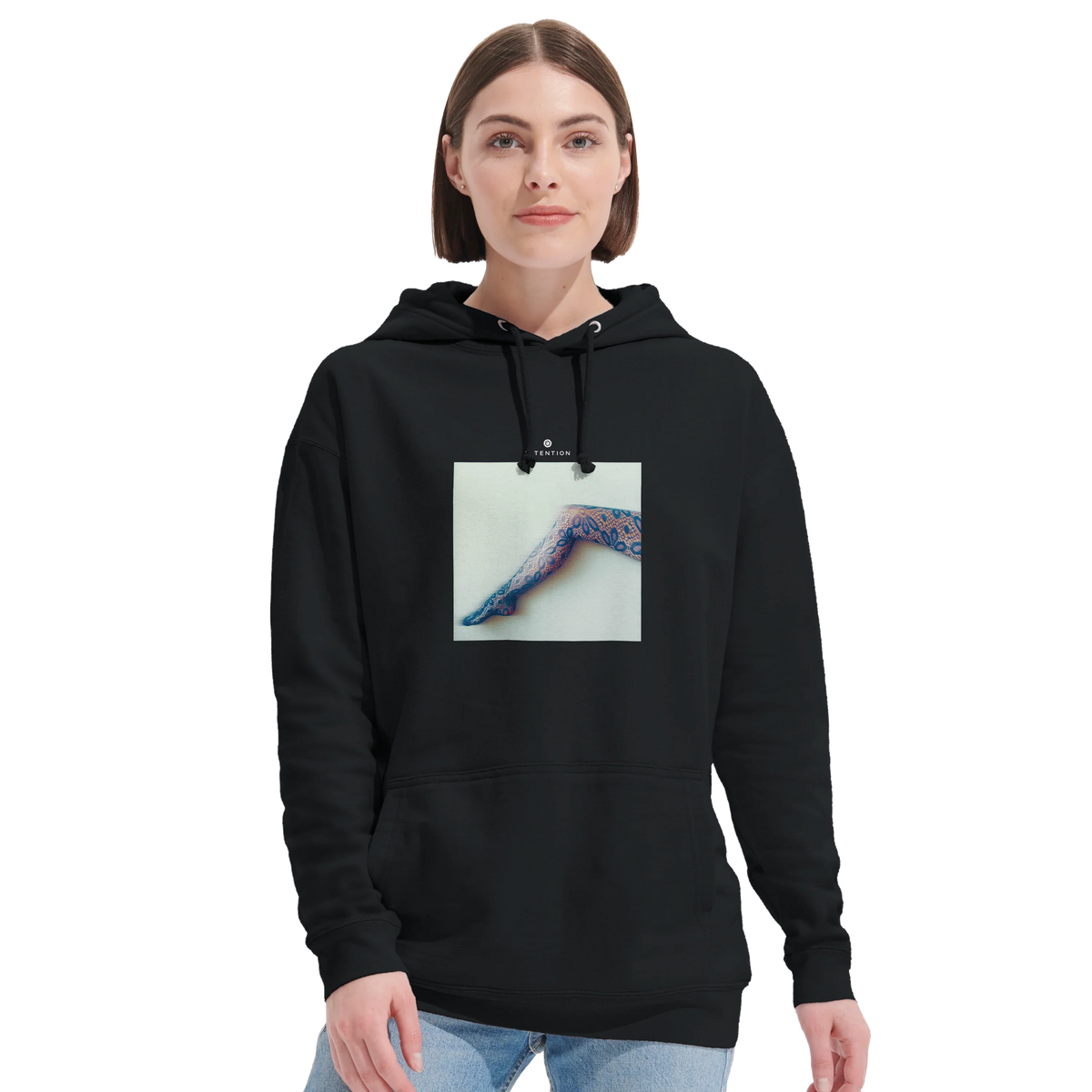 Jazzy - "Lacey Leg" Hoodie Black 5