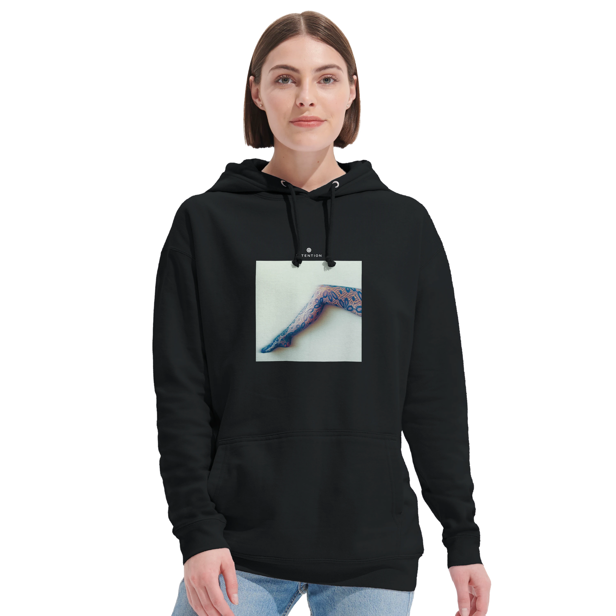 Jazzy - "Lacey Leg" Hoodie Black XS 5