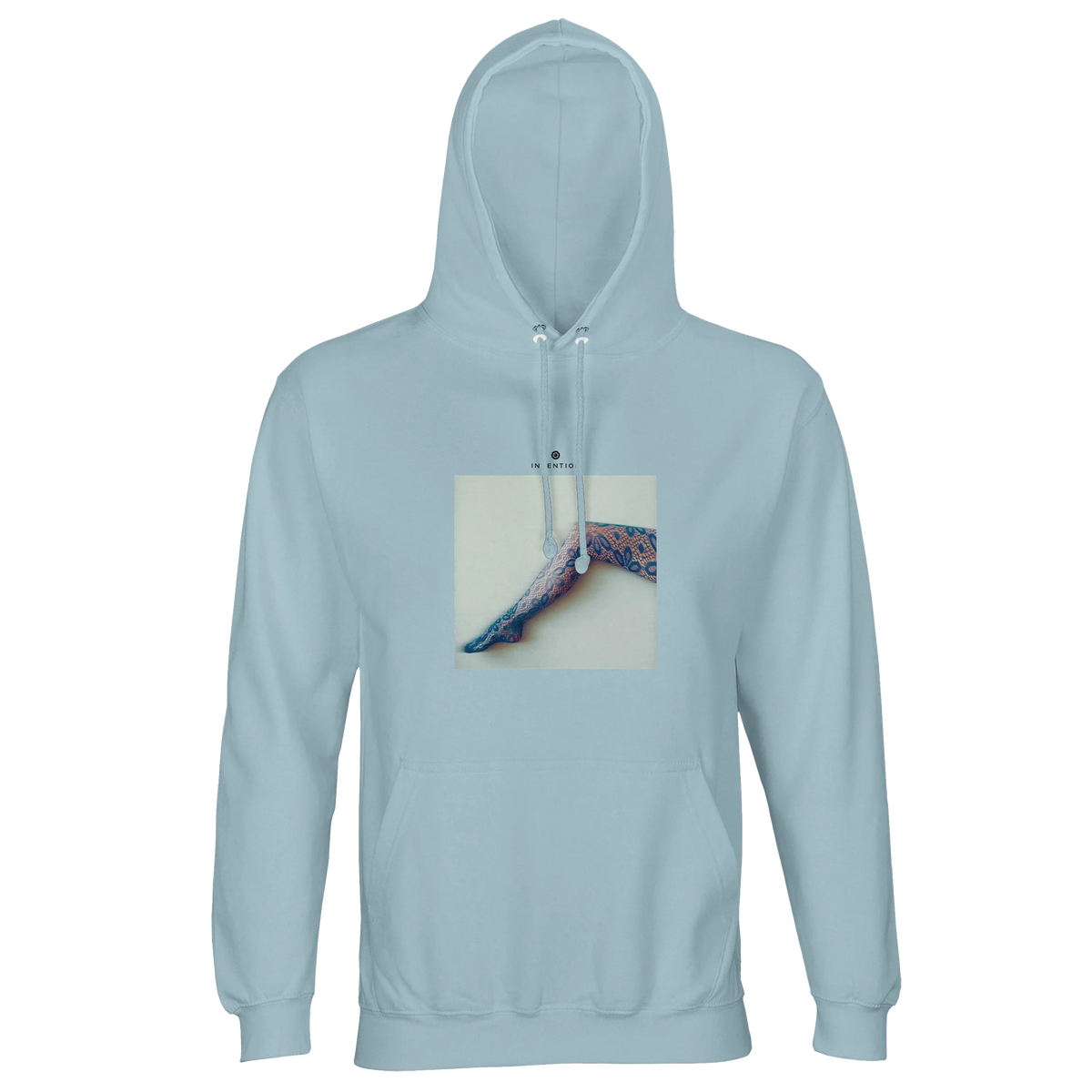 Jazzy - "Lacey Leg" Hoodie creamy blue 1