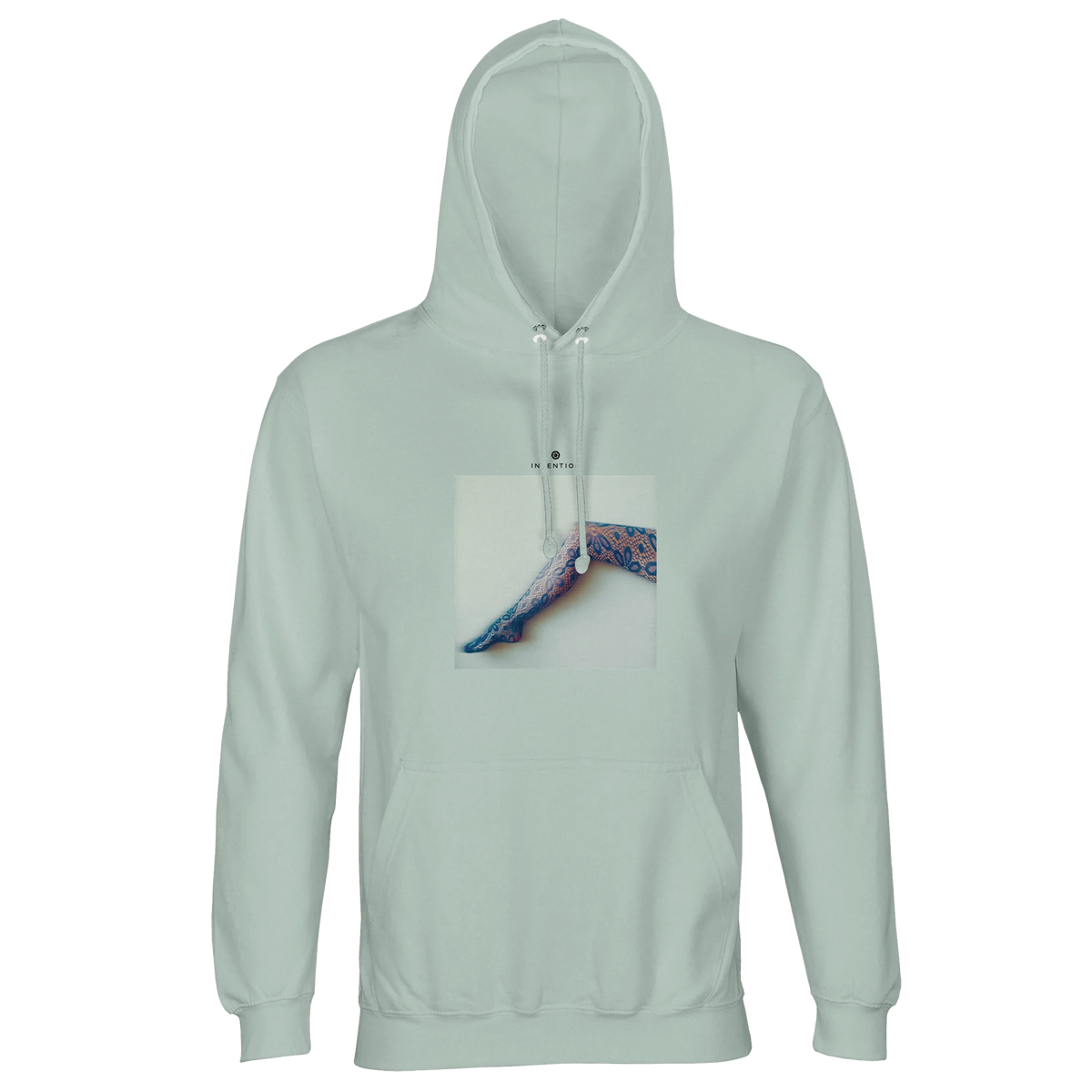 Jazzy - "Lacey Leg" Hoodie creamy green 1