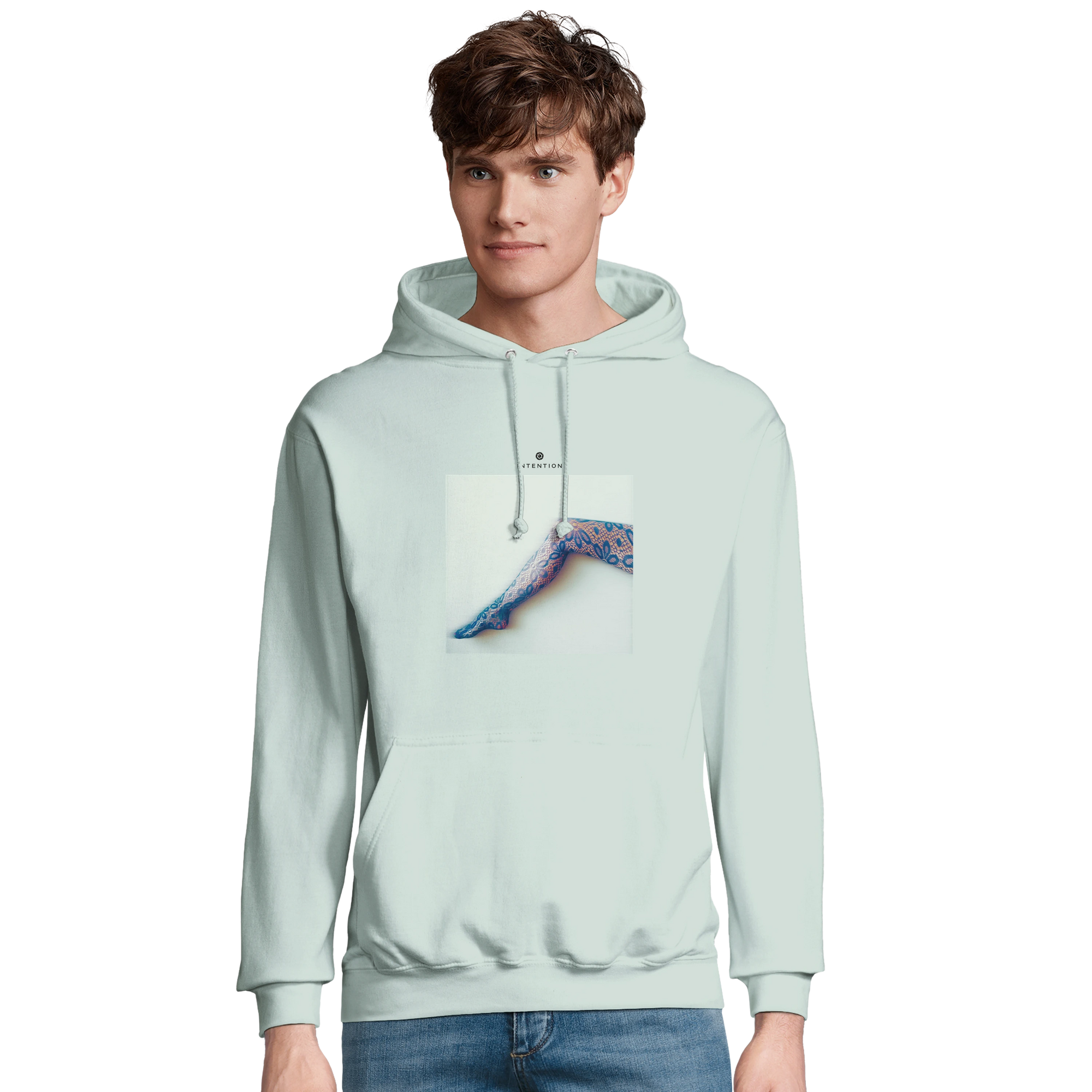 Jazzy - "Lacey Leg" Hoodie creamy green XS 3