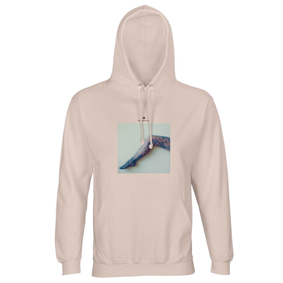 Jazzy - "Lacey Leg" Hoodie creamy pink 1