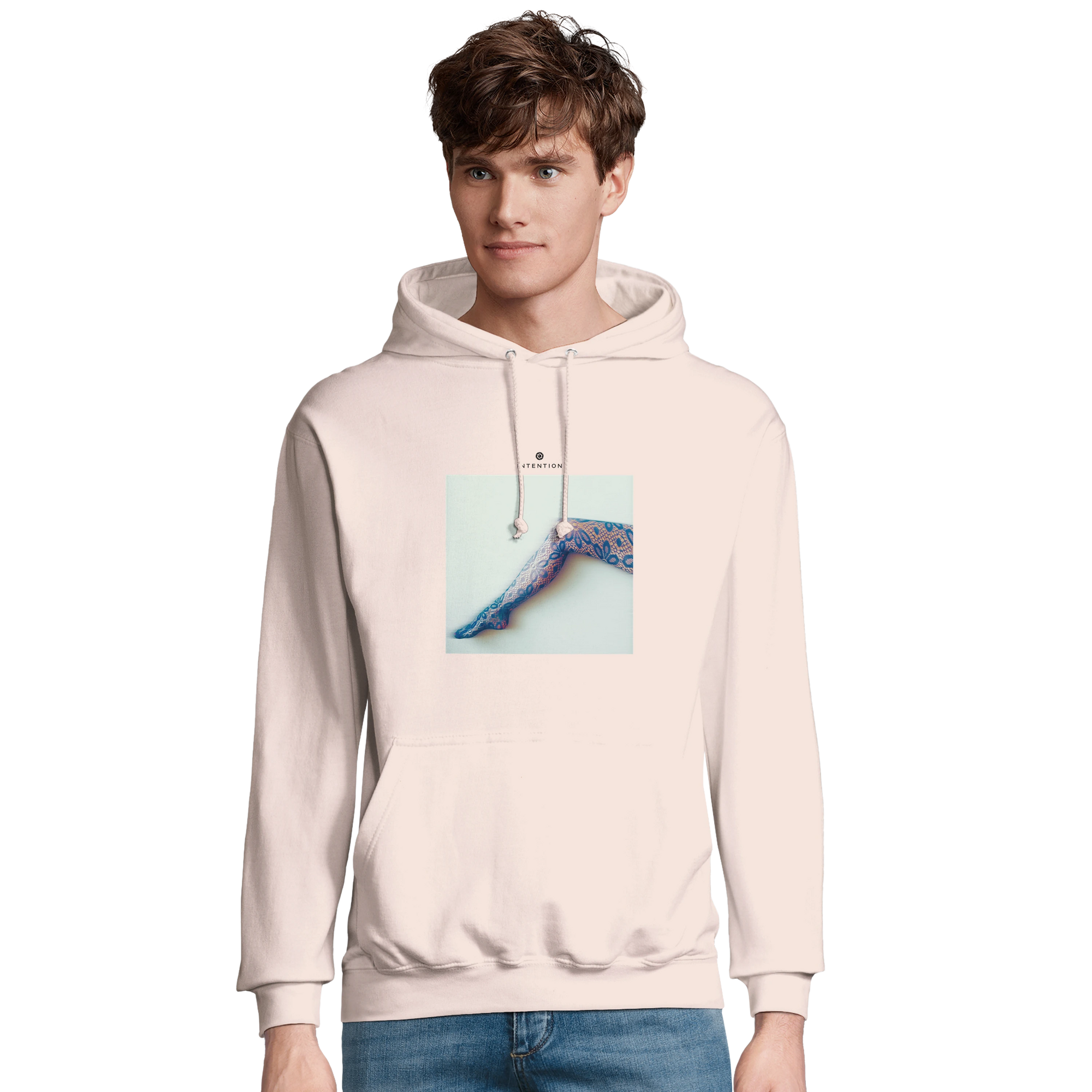 Jazzy - "Lacey Leg" Hoodie creamy pink XS 3