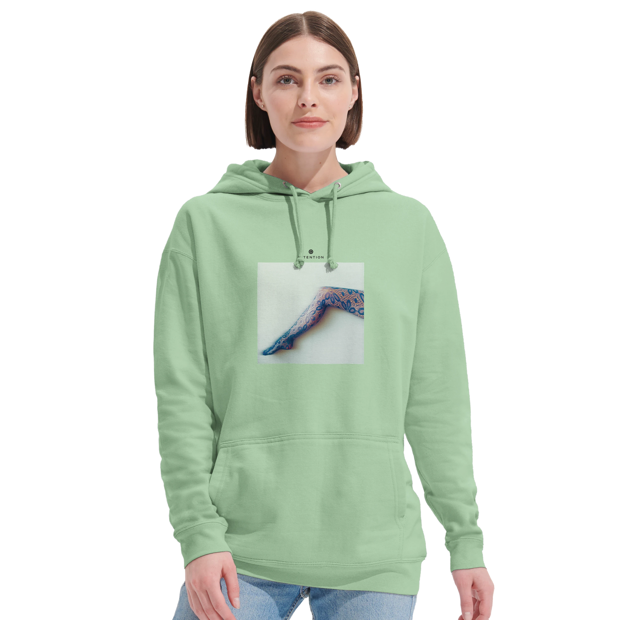 Jazzy - "Lacey Leg" Hoodie frozen green XS 5