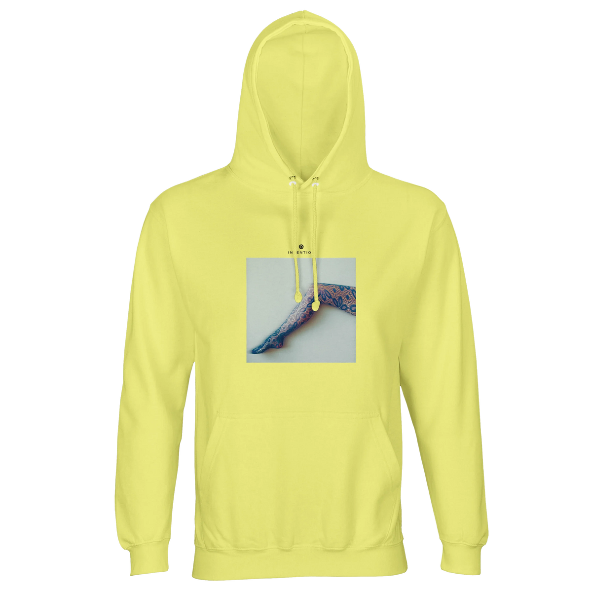 Jazzy - "Lacey Leg" Hoodie Light Yellow 1