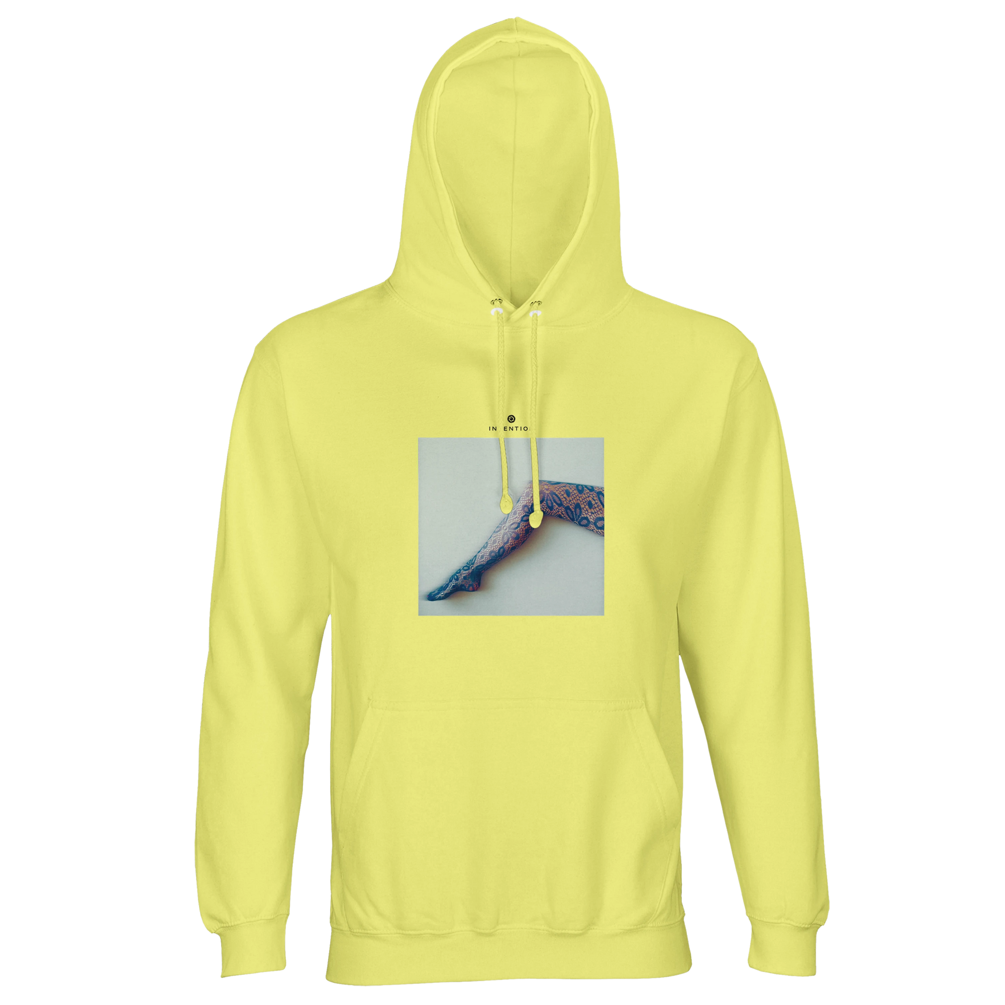 Jazzy - "Lacey Leg" Hoodie Light Yellow XS 1