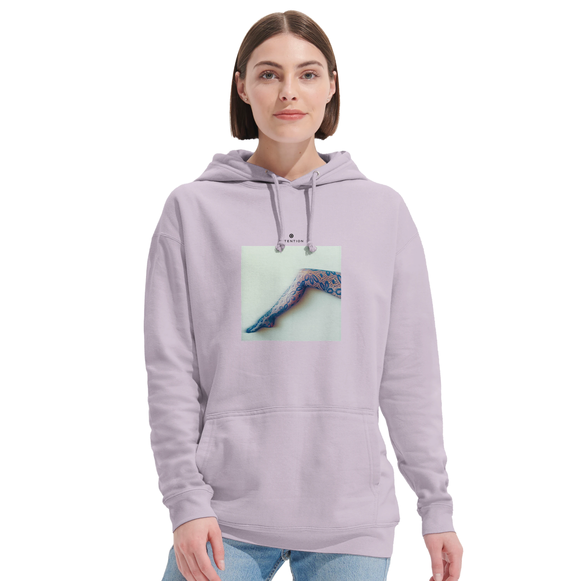 Jazzy - "Lacey Leg" Hoodie lilak XS 5