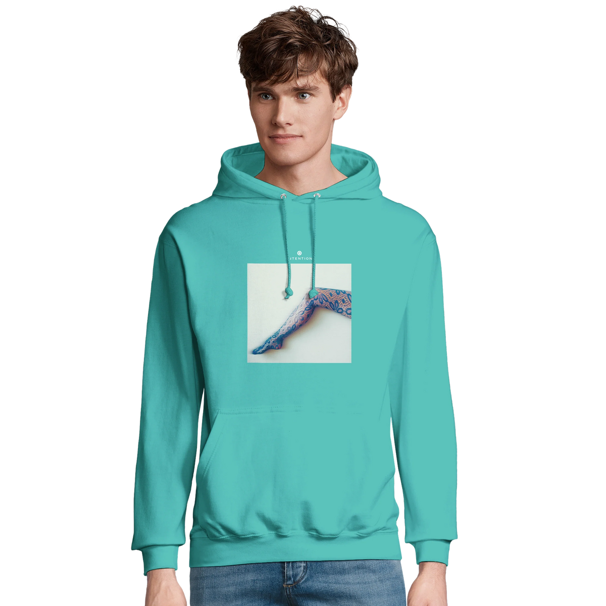 Jazzy - "Lacey Leg" Hoodie pool blue 3