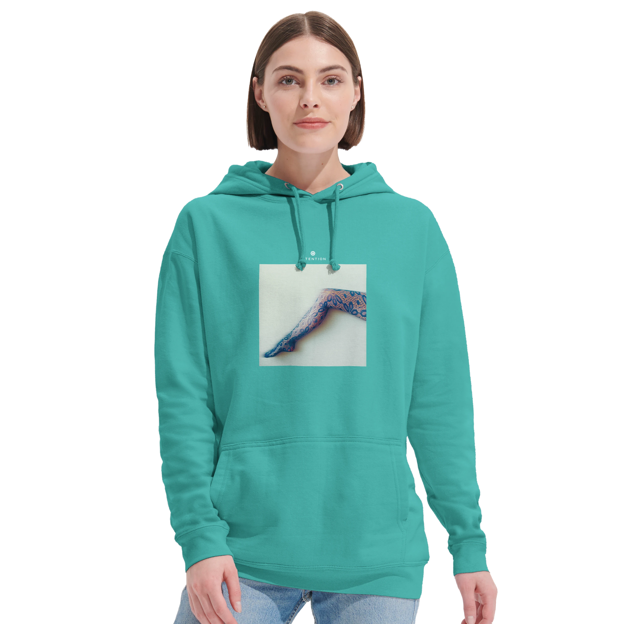 Jazzy - "Lacey Leg" Hoodie pool blue XS 5