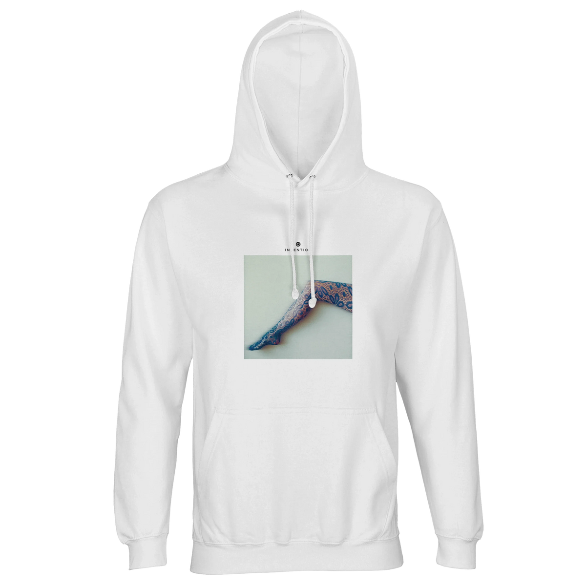 Jazzy - "Lacey Leg" Hoodie White 1
