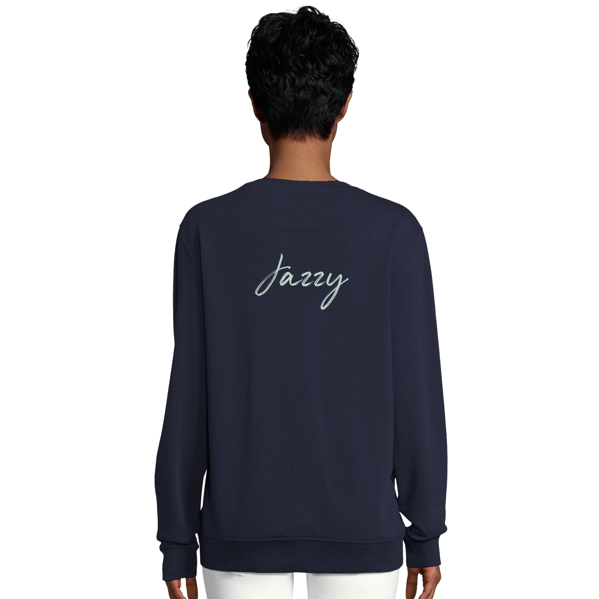 Jazzy - "Lacey Leg" Sweatshirt French Navy XS 6
