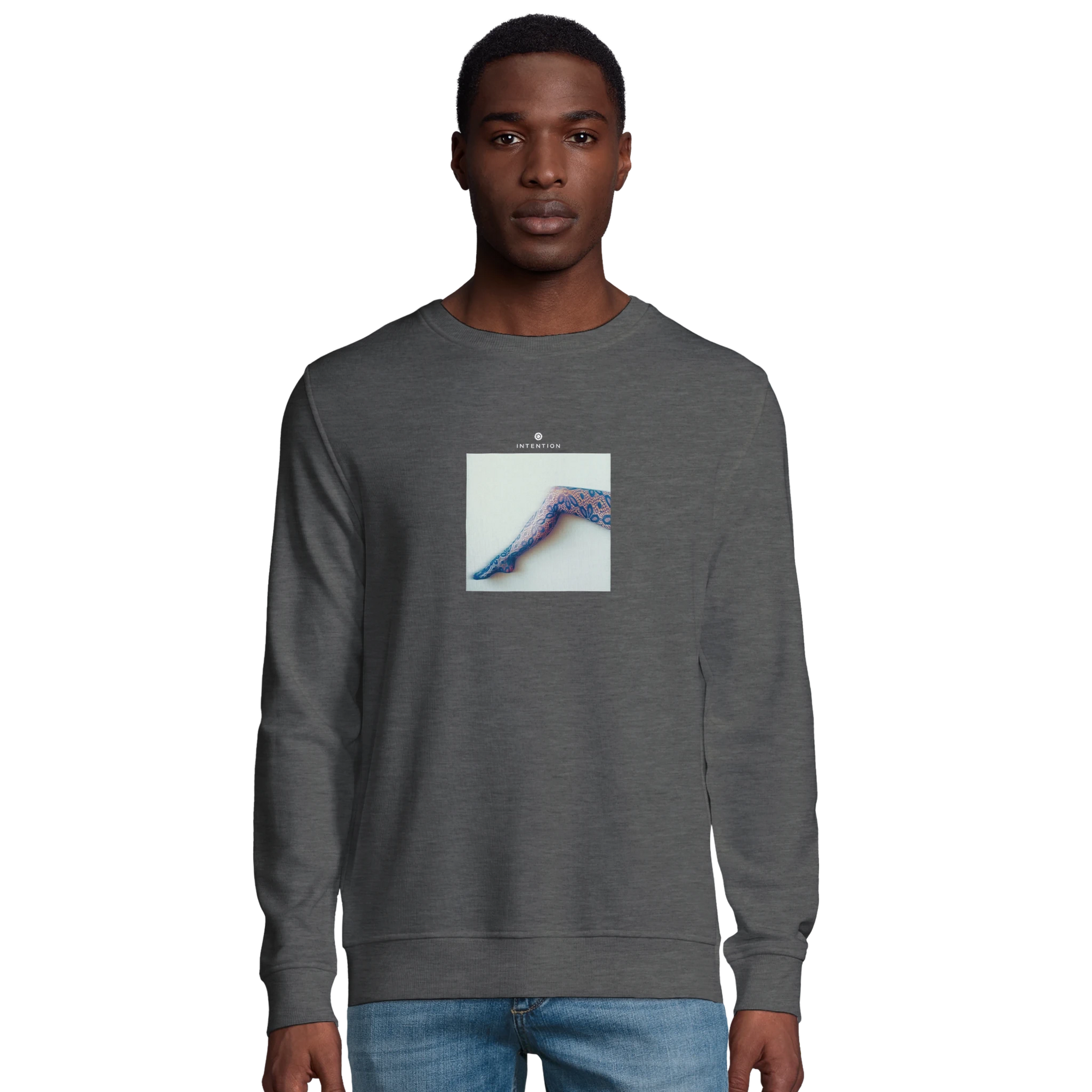 Jazzy - "Lacey Leg" Sweatshirt Grey Melange XS 3