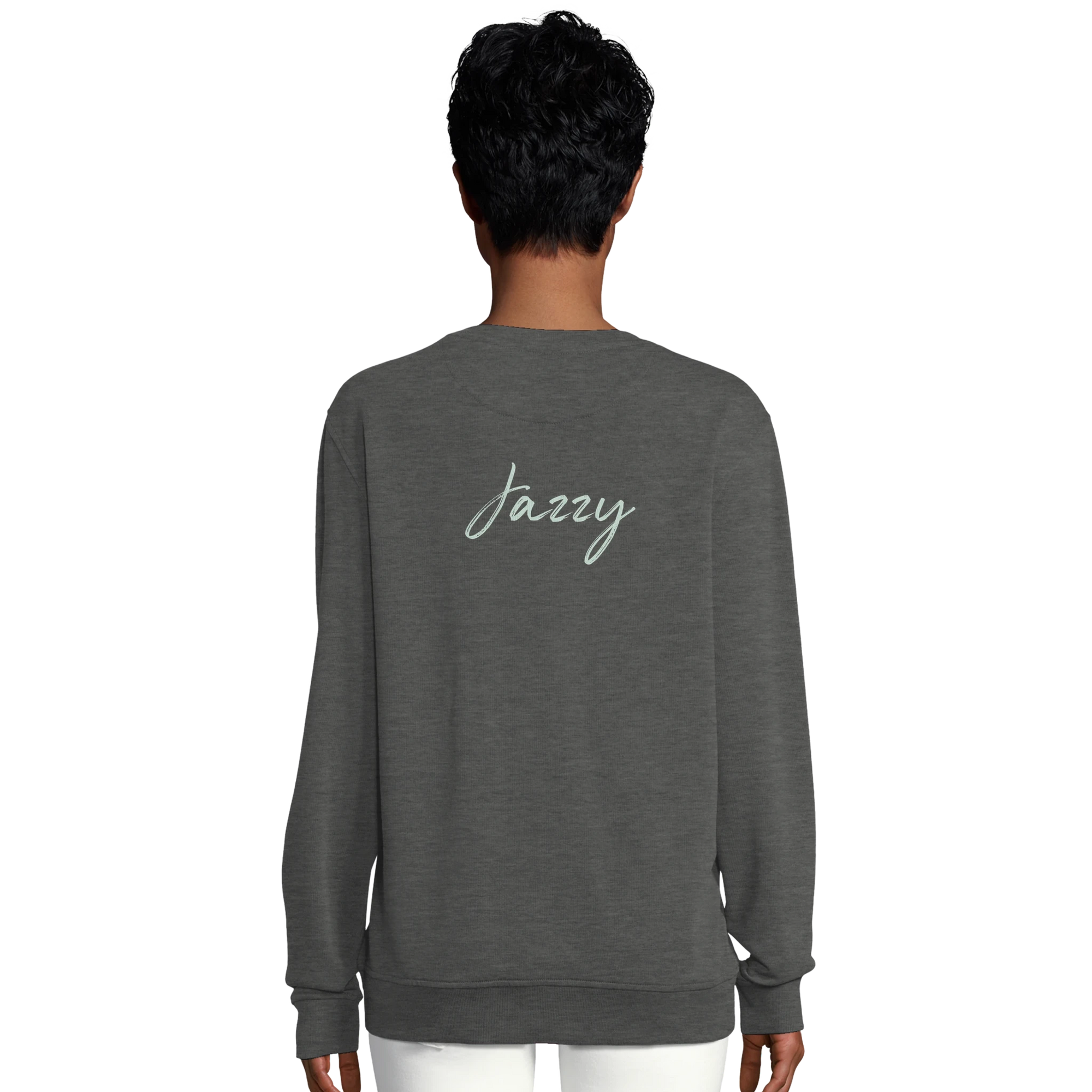 Jazzy - "Lacey Leg" Sweatshirt Grey Melange XS 6