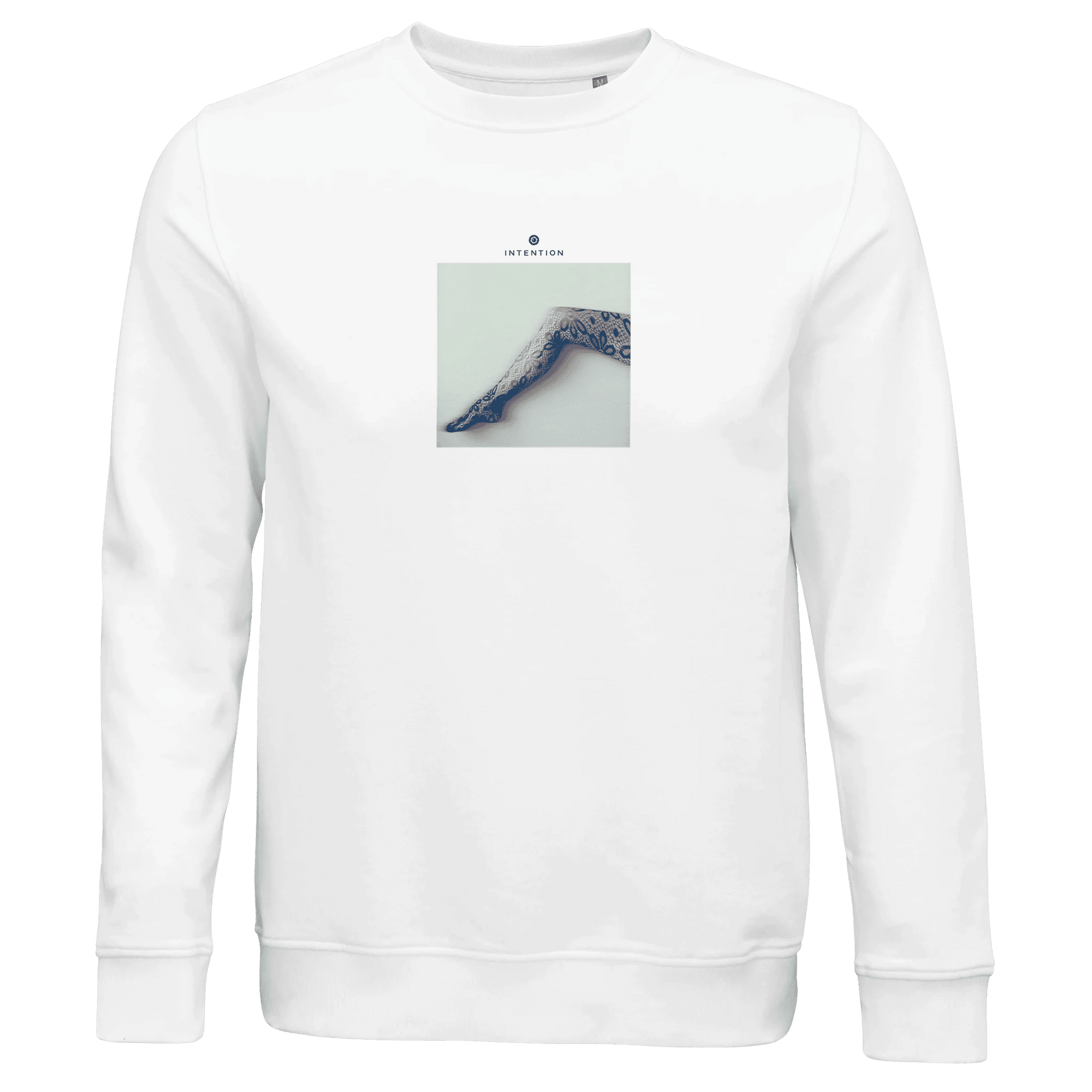 Jazzy - "Lacey Leg" Sweatshirt White XS 1