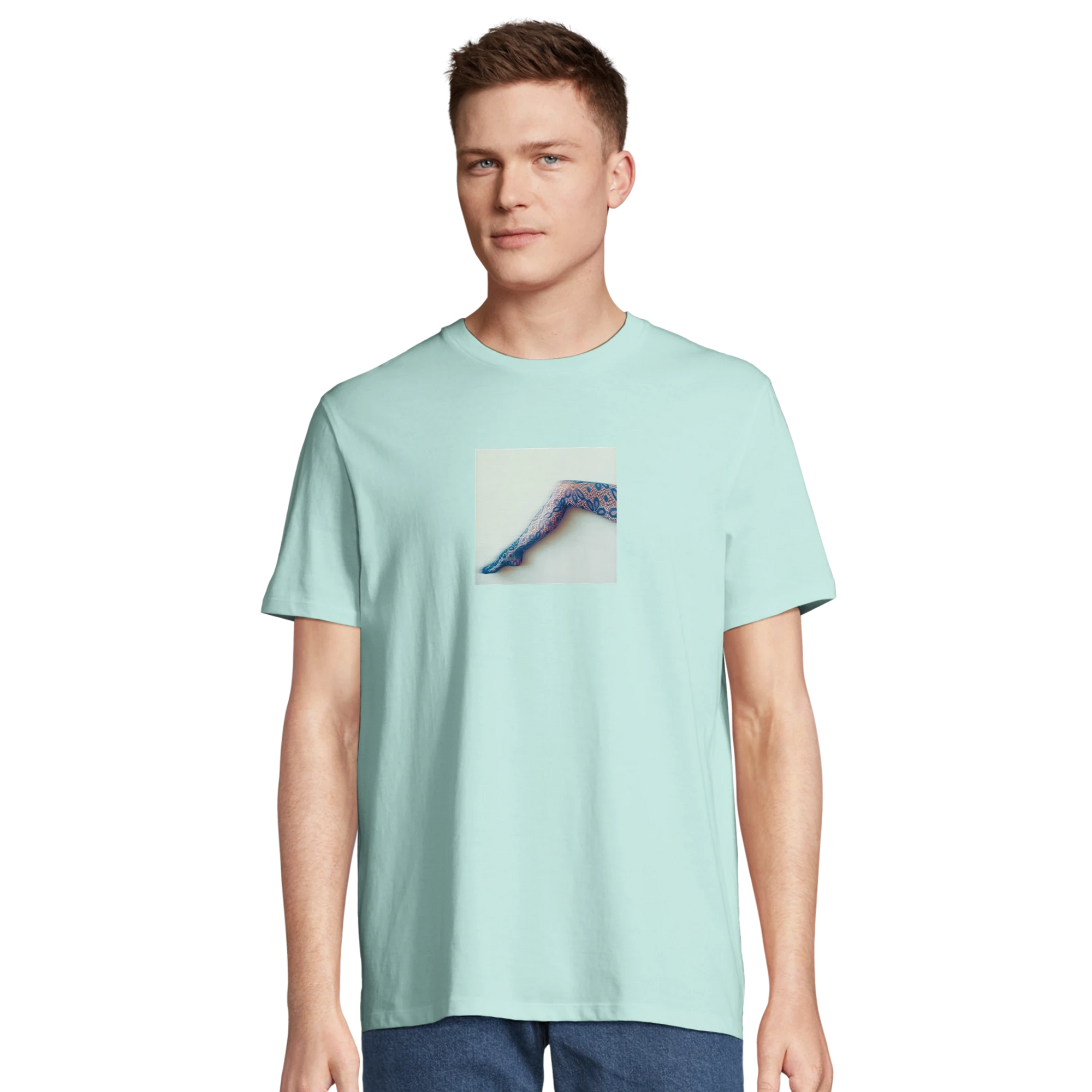 Jazzy - "Lacey Leg" T-shirt arctic blue XS 4