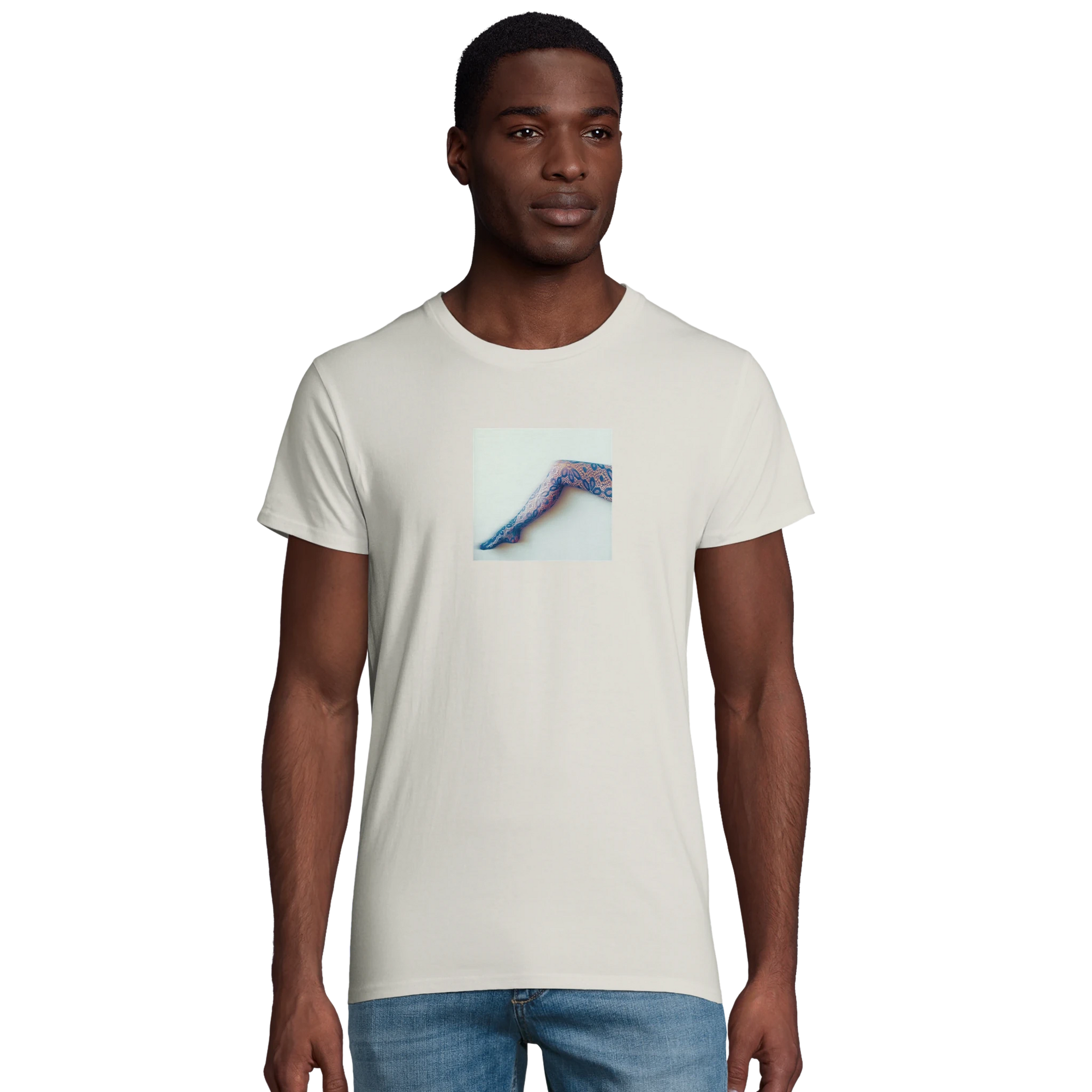 Jazzy - "Lacey Leg" T-shirt Ash XS 6