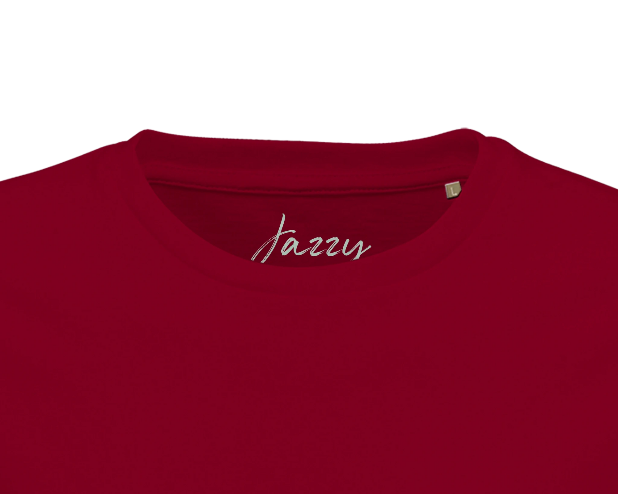 Jazzy - "Lacey Leg" T-shirt Burgundy XS 2