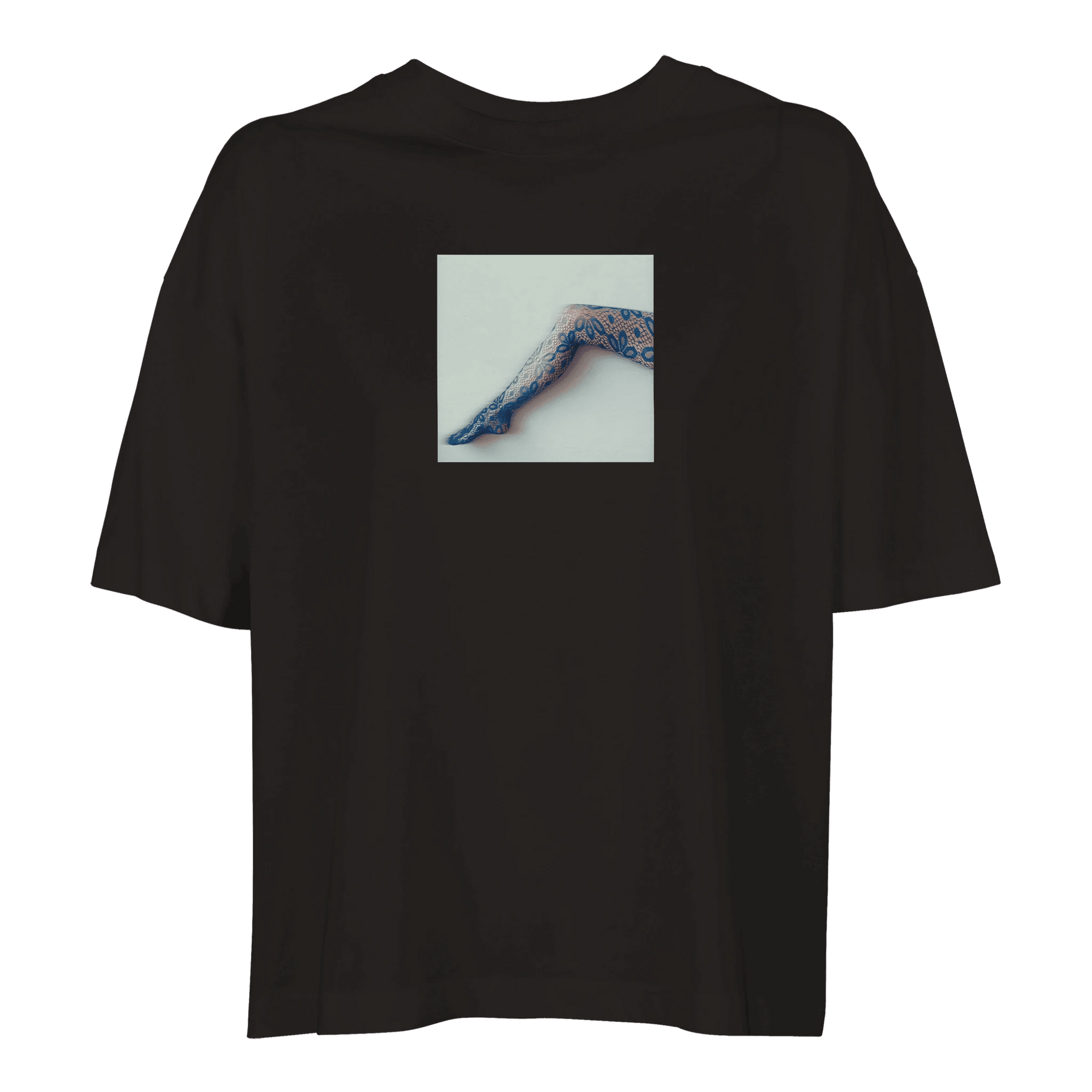 Jazzy - "Lacey Leg" T-shirt Deep Black XS 19