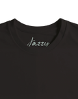 Jazzy - "Lacey Leg" T-shirt Deep Black XS 2