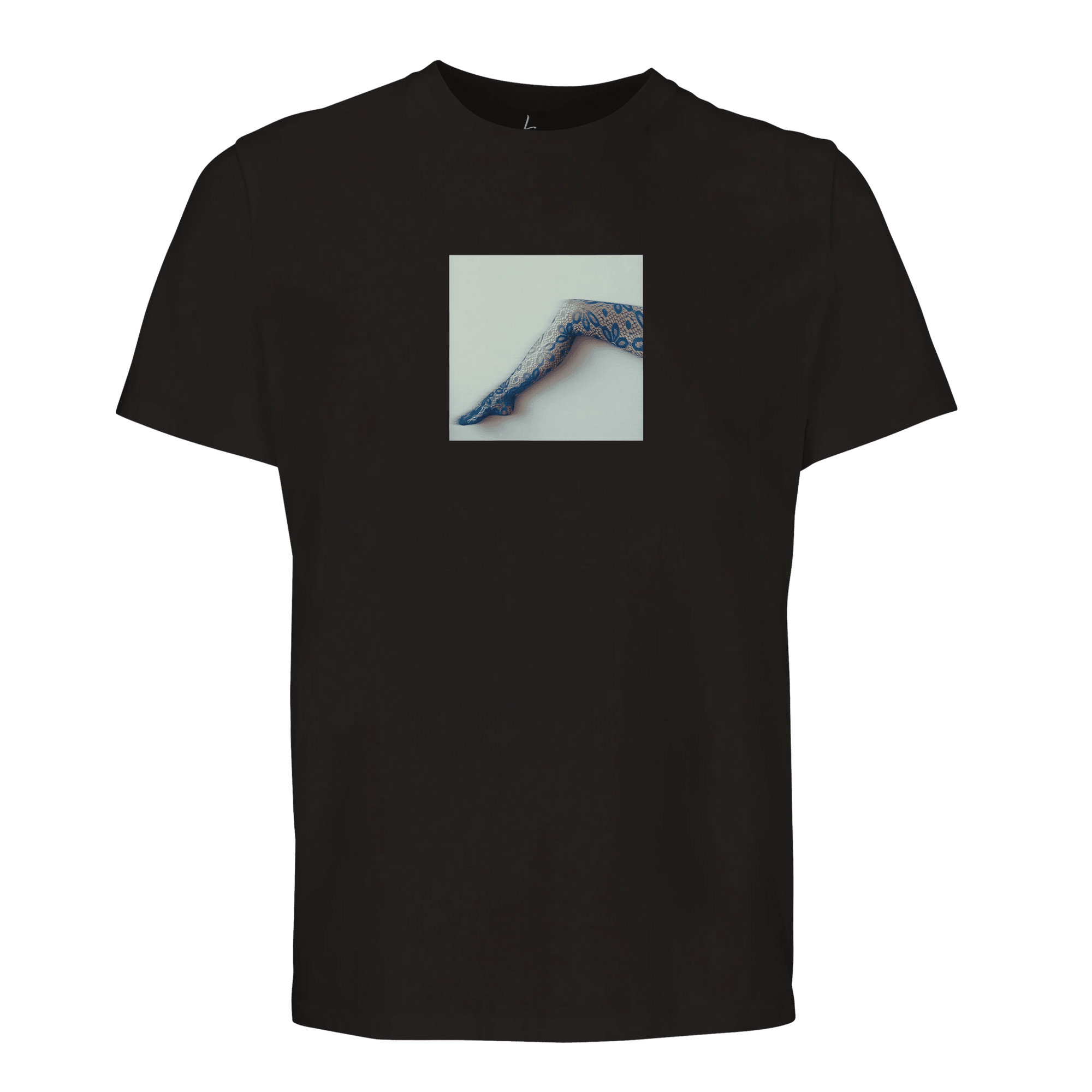 Jazzy - "Lacey Leg" T-shirt Deep Black XS 1