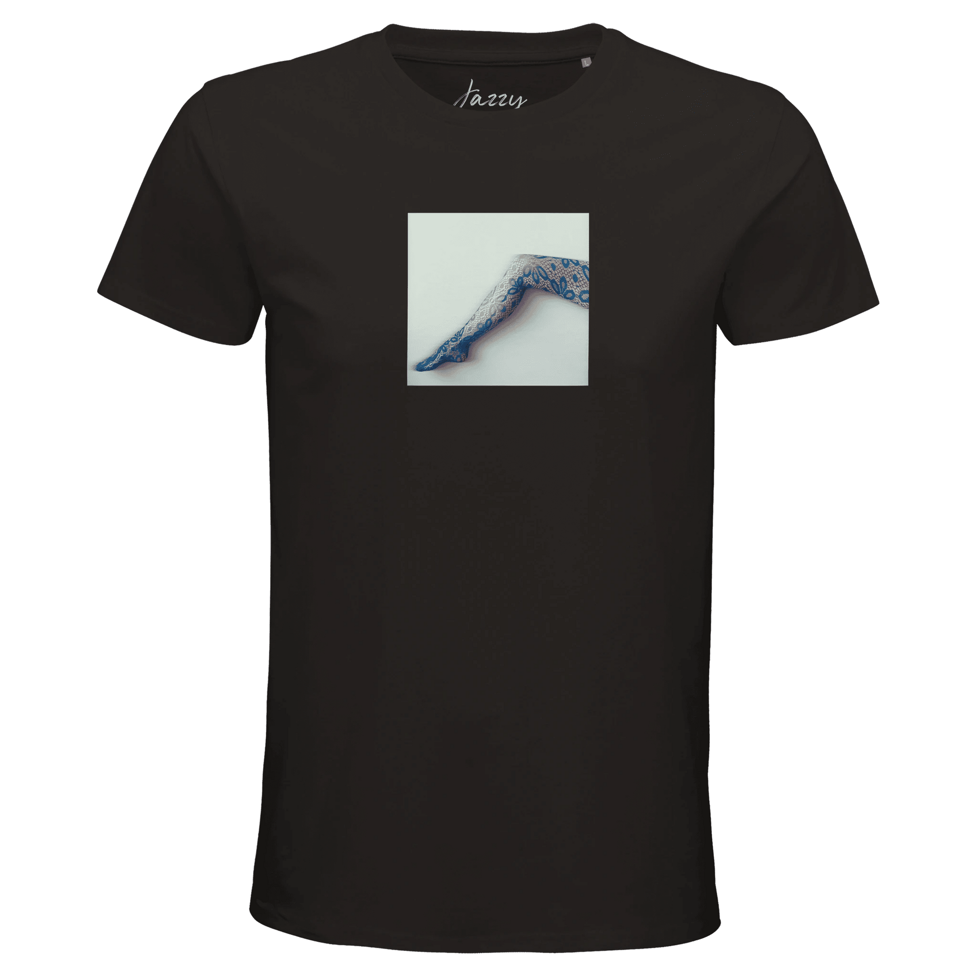 Jazzy - "Lacey Leg" T-shirt Deep Black XS 1