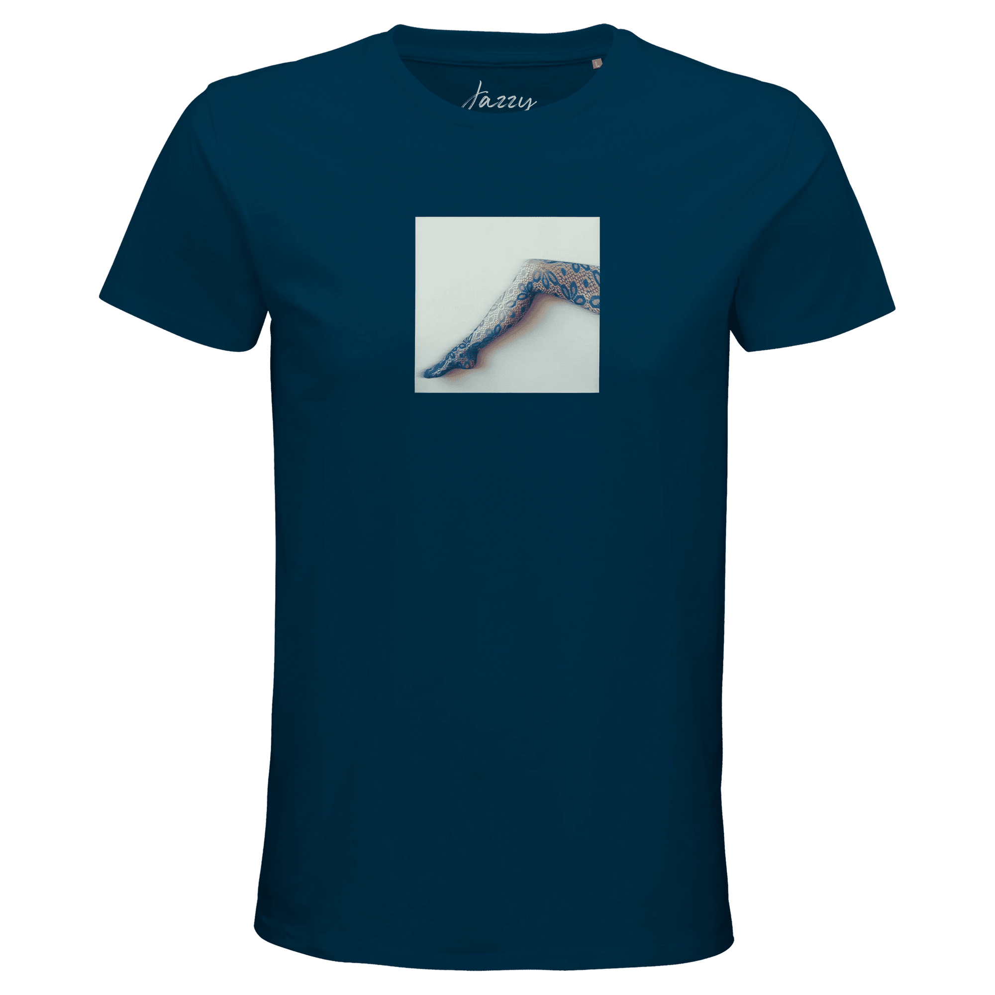 Jazzy - "Lacey Leg" T-shirt denim XS 1