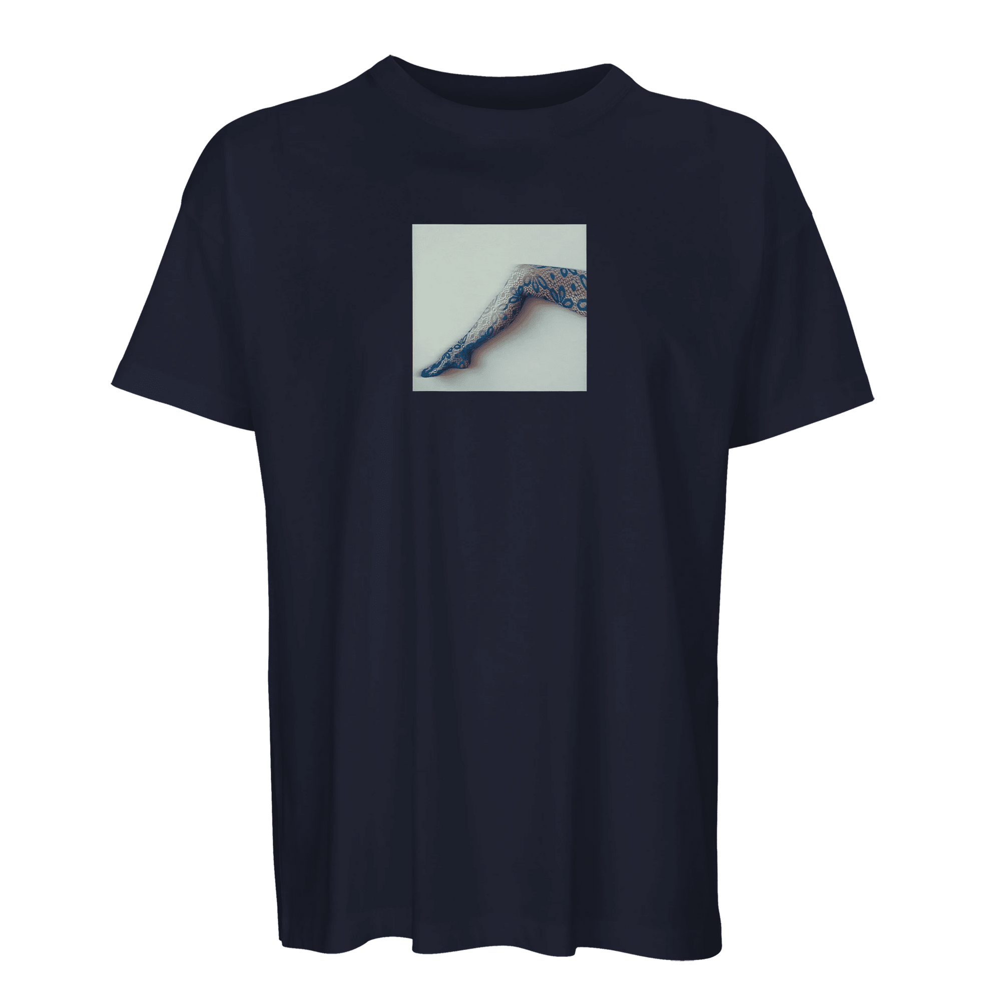 Jazzy - "Lacey Leg" T-shirt French Navy S 1