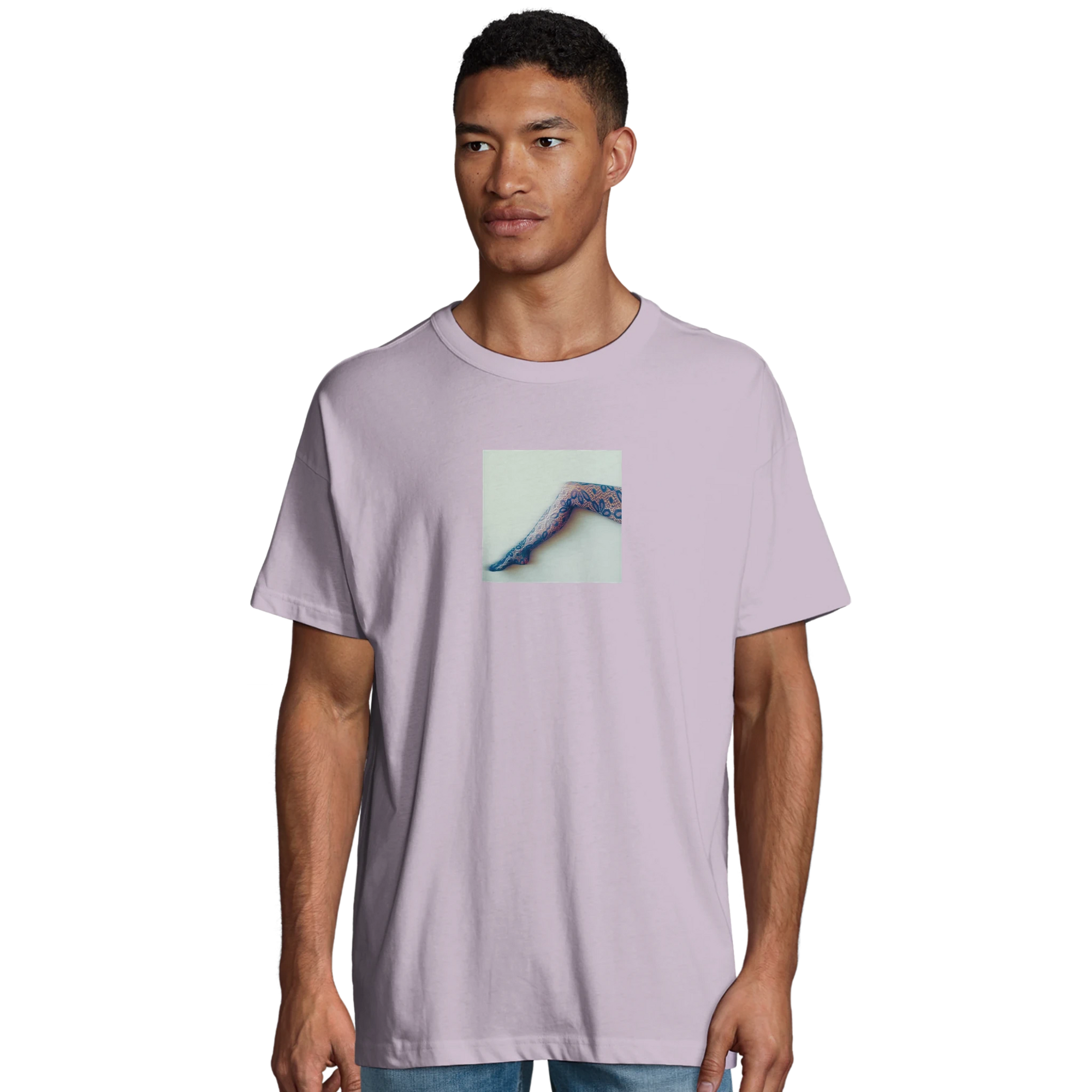 Jazzy - "Lacey Leg" T-shirt lilak S 4