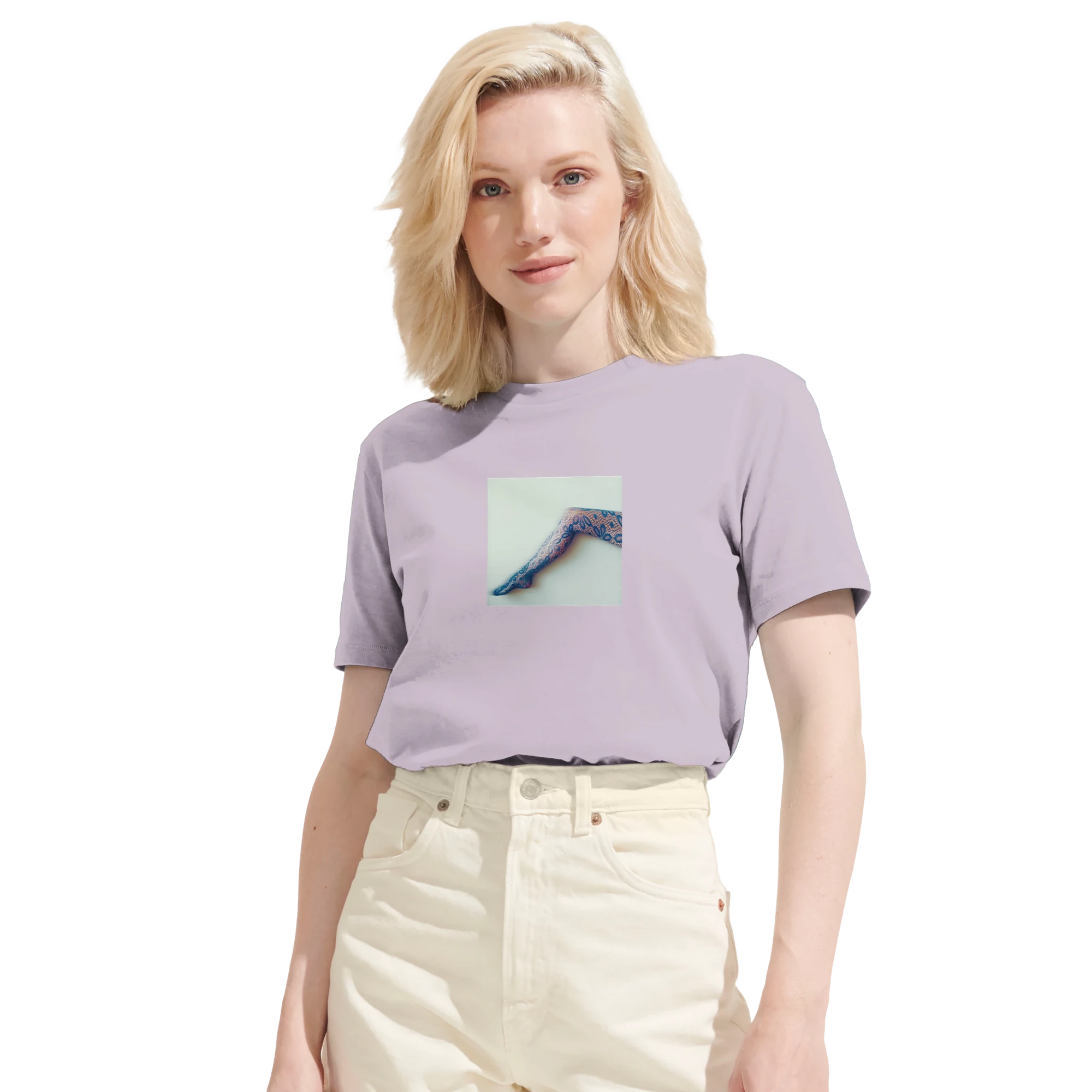 Jazzy - "Lacey Leg" T-shirt lilak XS 6