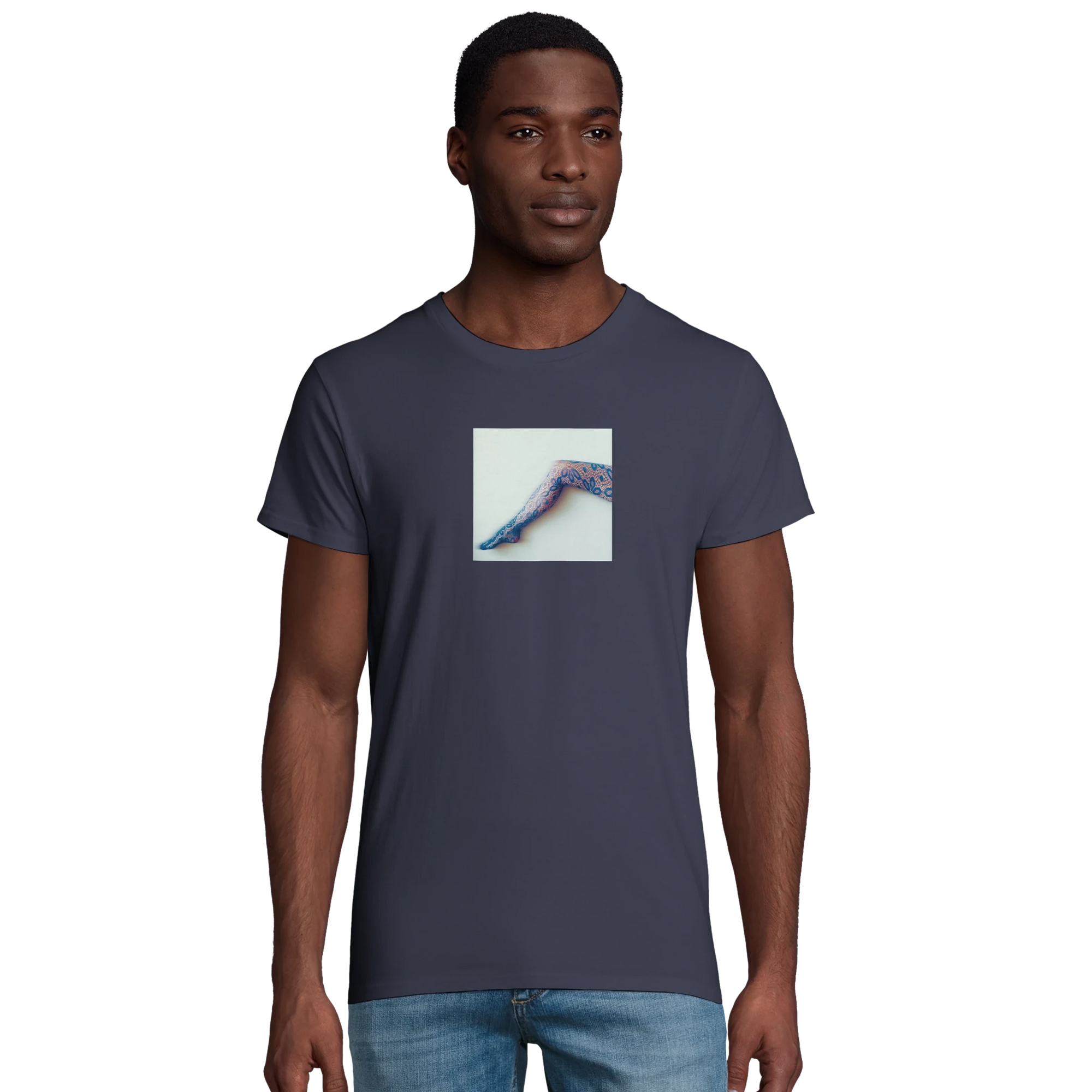 Jazzy - "Lacey Leg" T-shirt mouse grey XS 3