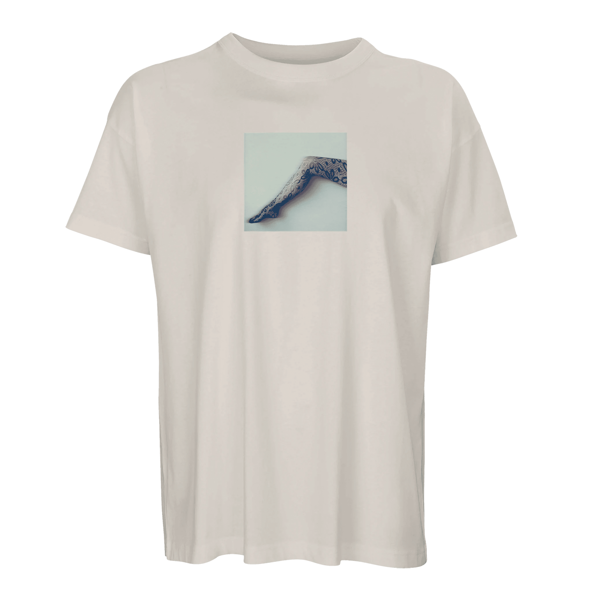 Jazzy - "Lacey Leg" T-shirt Off White S 1