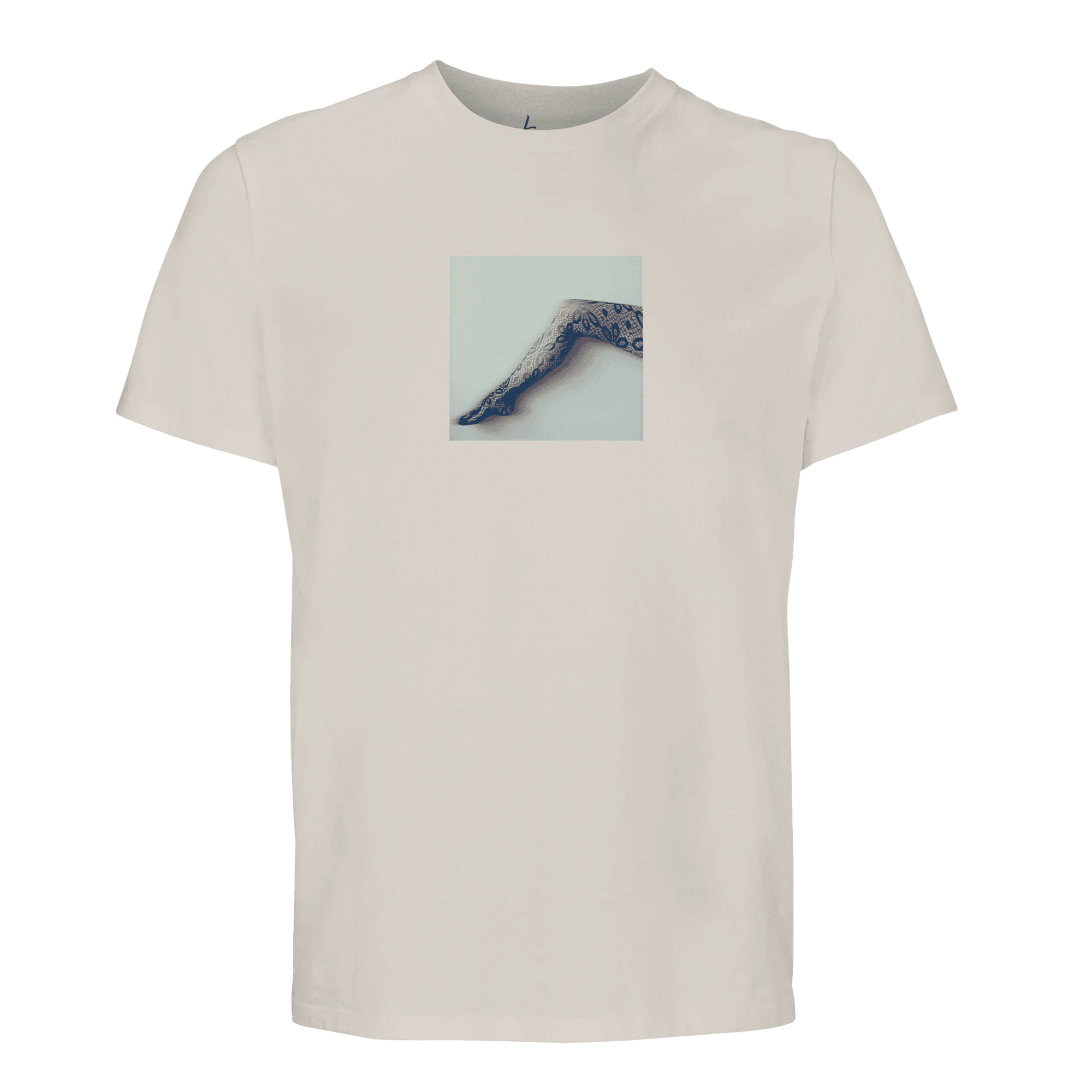 Jazzy - "Lacey Leg" T-shirt Off White XS 3