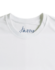 Jazzy - "Lacey Leg" T-shirt White XS 2