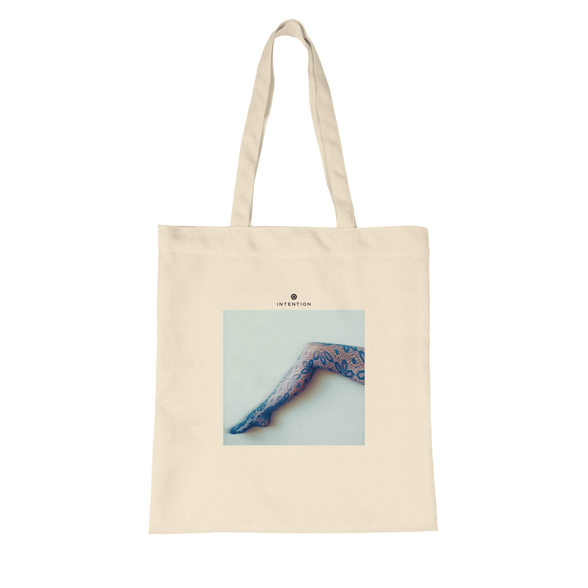Jazzy "Lacey Leg" Tote Bag Natural
