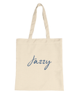 Jazzy - "Lacey Leg" Tote Bag Natural 2