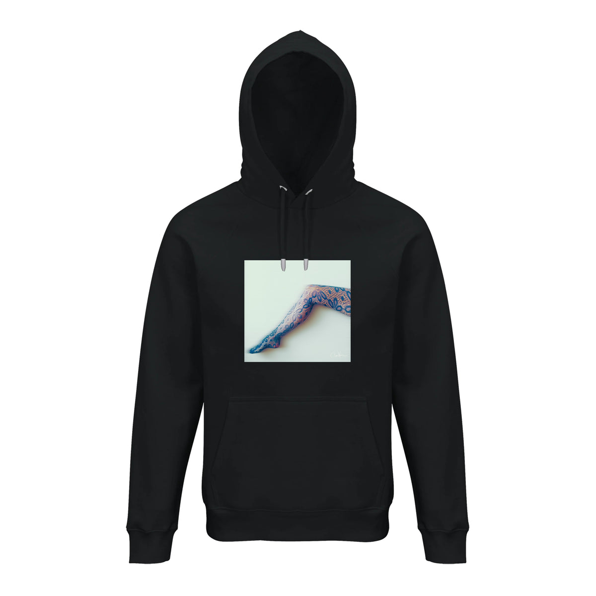 Jazzy - "Lacey Leg" Hoodie Black 1
