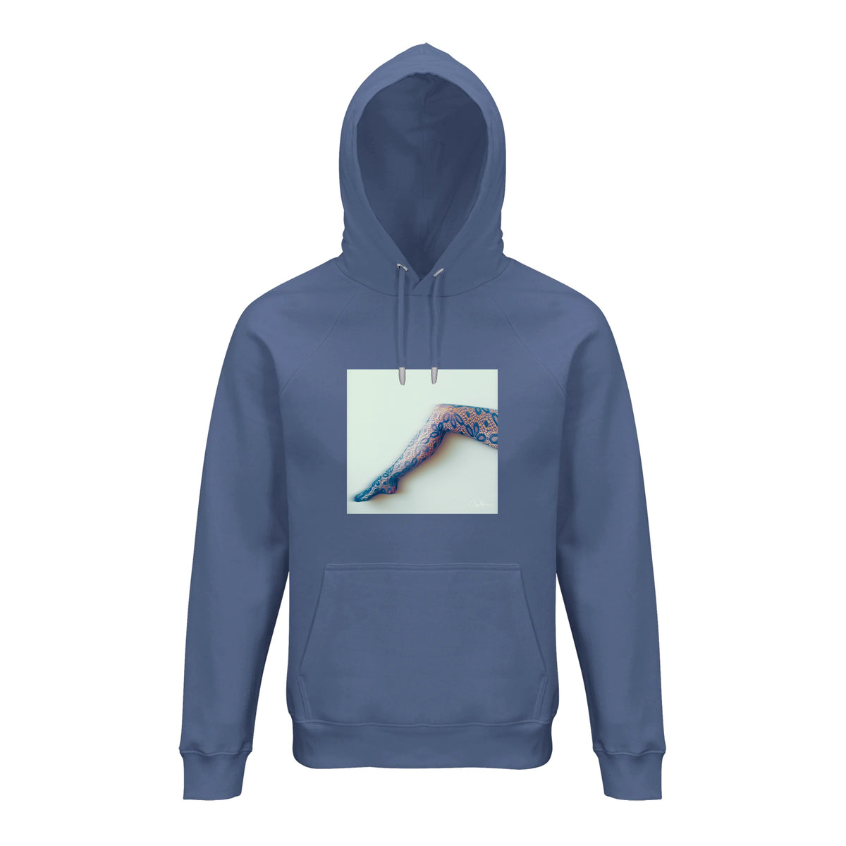 Jazzy - "Lacey Leg" Hoodie Blue 1