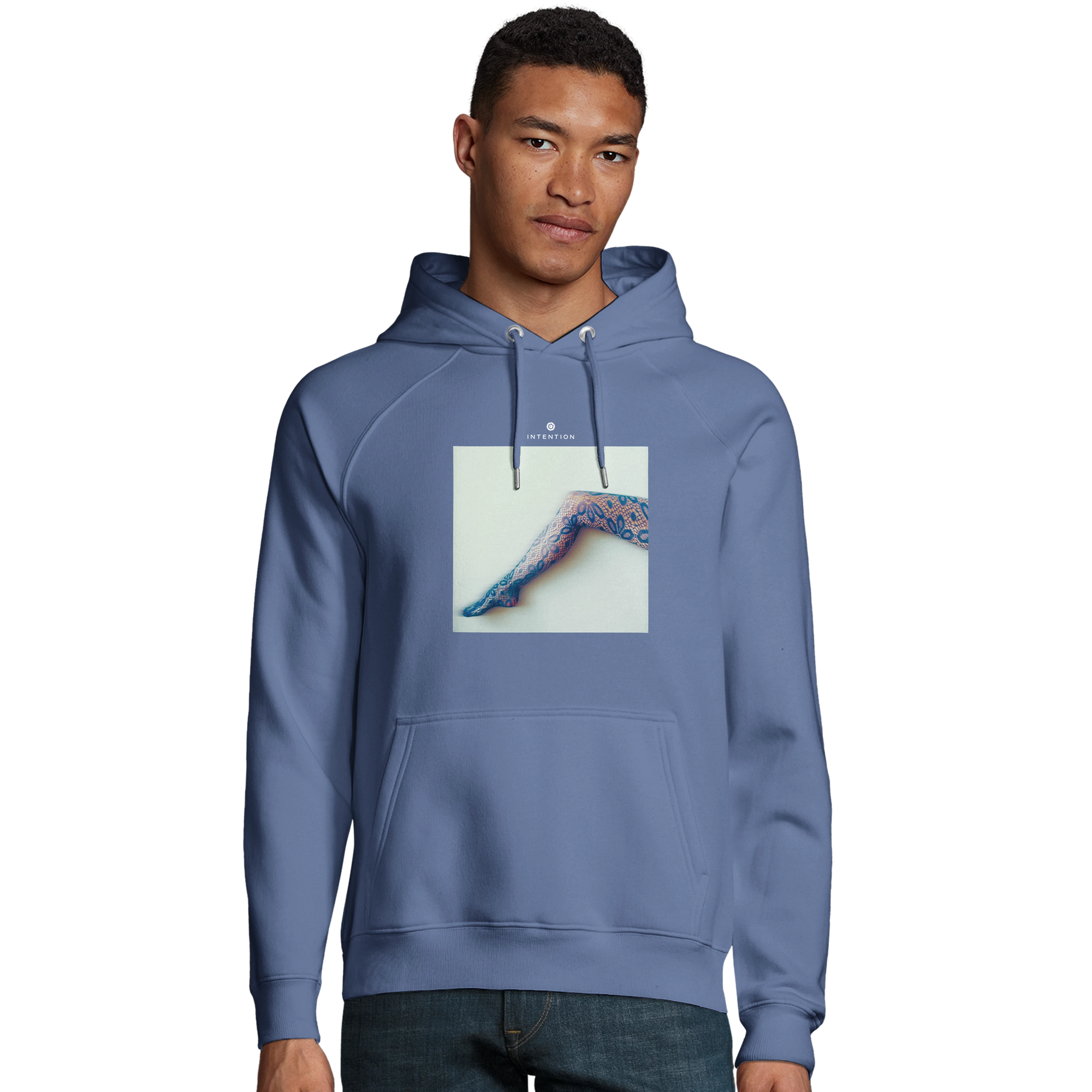 Jazzy - "Lacey Leg" Hoodie Blue 3
