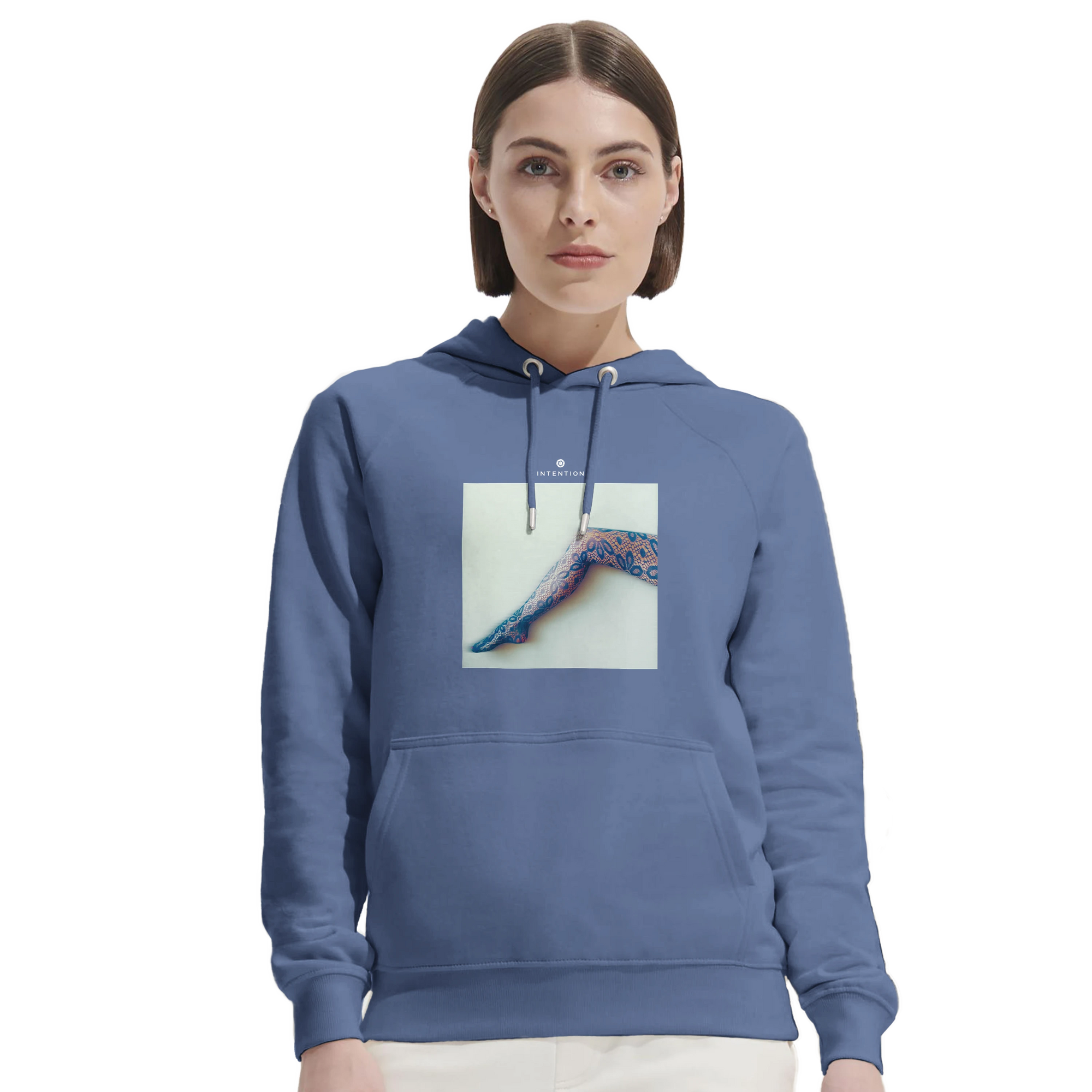 Jazzy - "Lacey Leg" Hoodie Blue 5