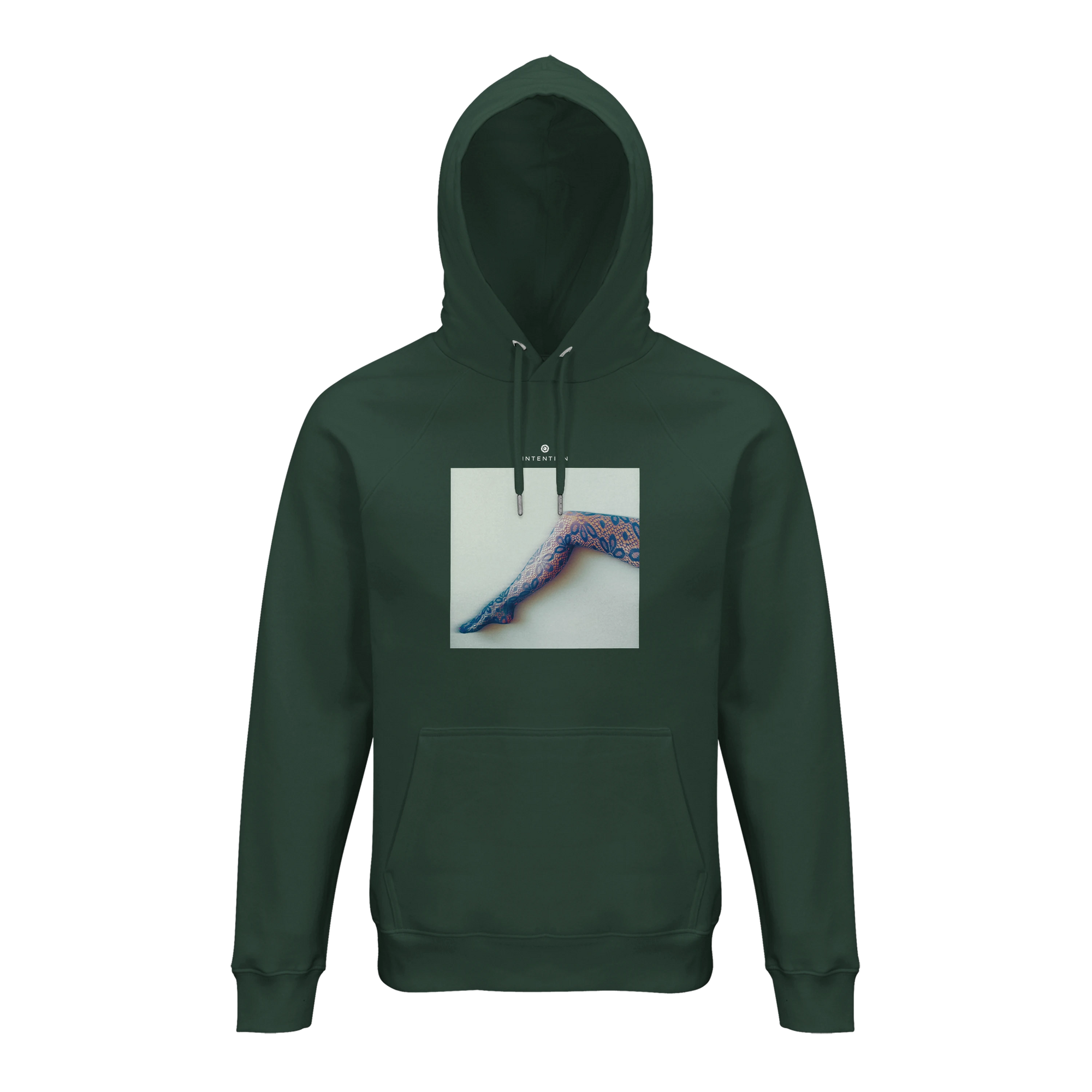 Jazzy - "Lacey Leg" Hoodie Bottle Green 1