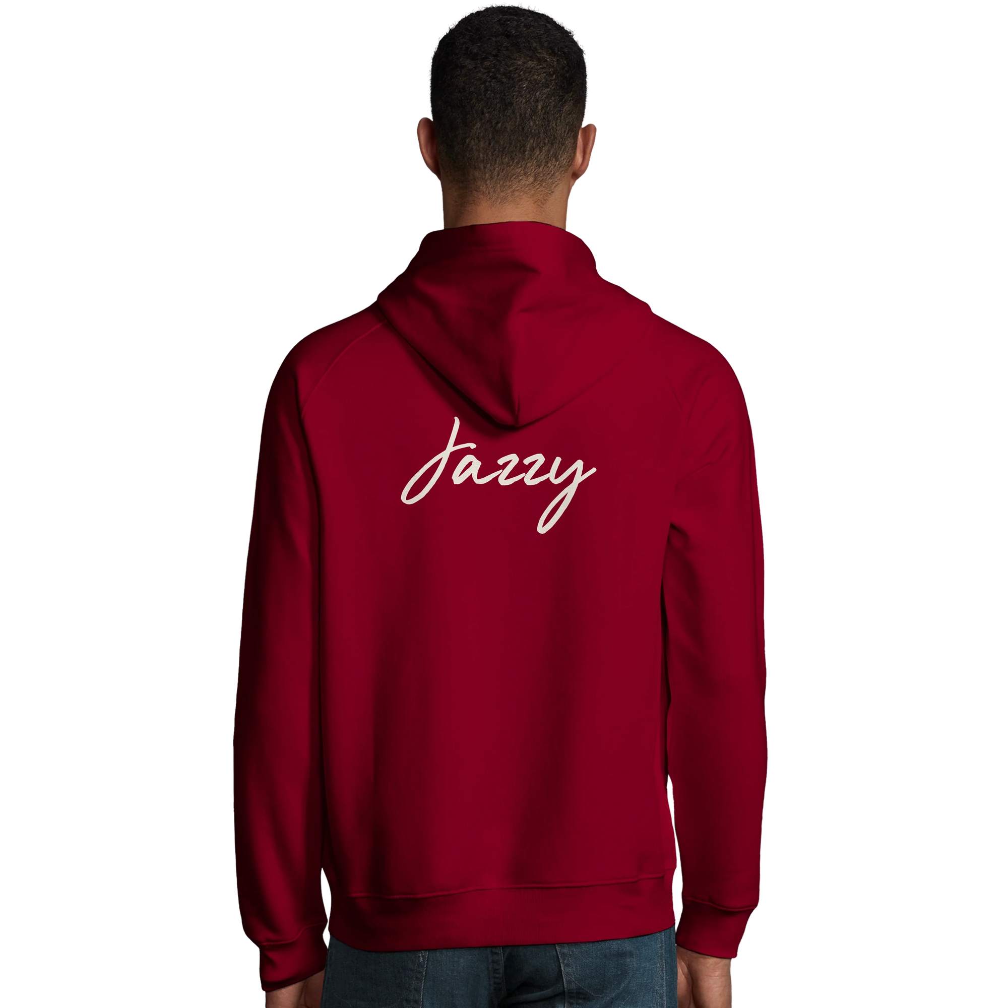 Jazzy - "Lacey Leg" Hoodie Burgundy 4