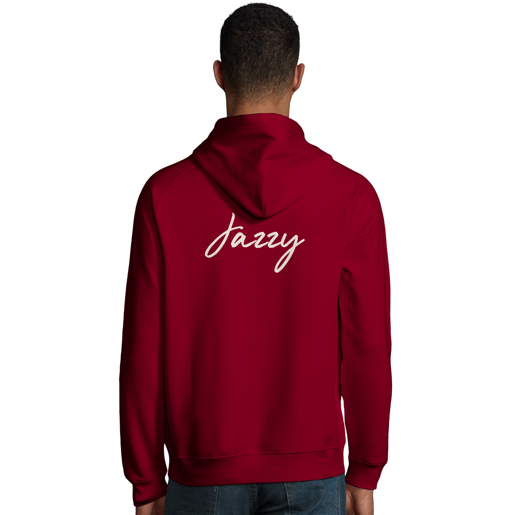Jazzy - "Lacey Leg" Hoodie Burgundy 4