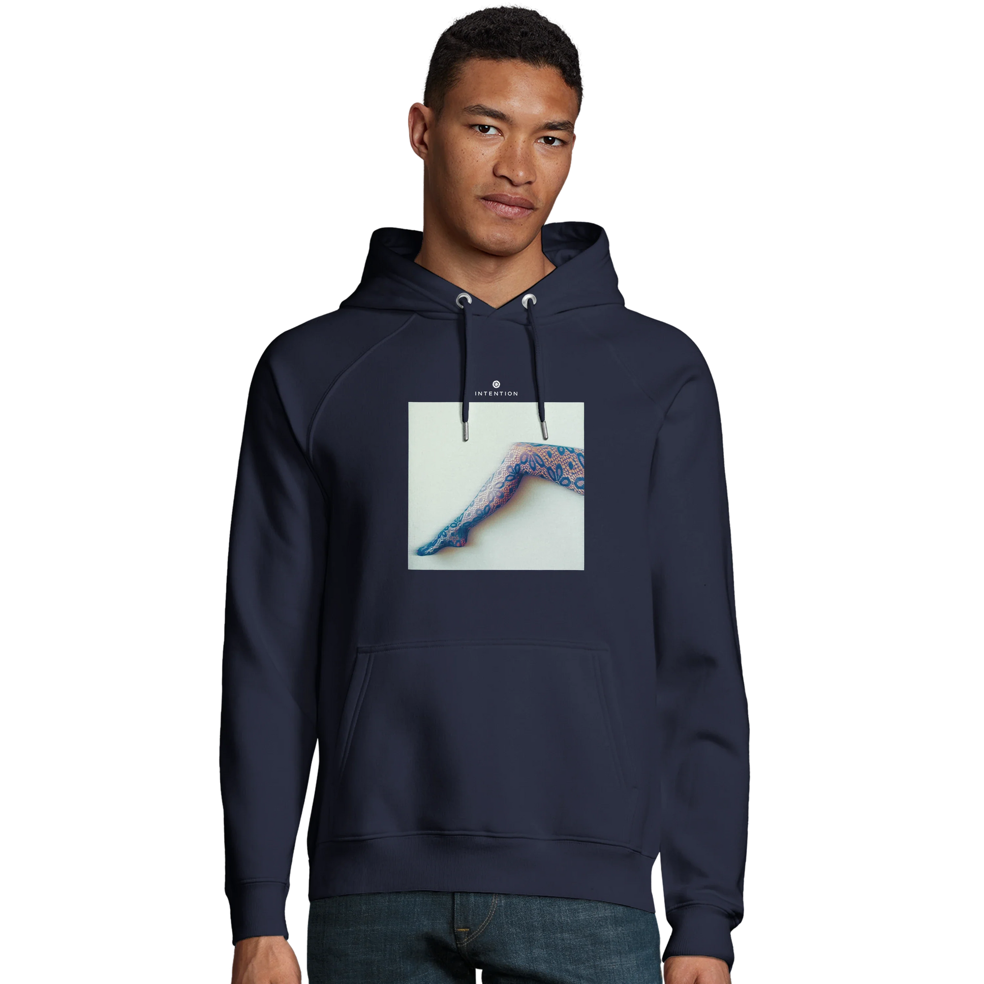 Jazzy - "Lacey Leg" Hoodie French Navy 3