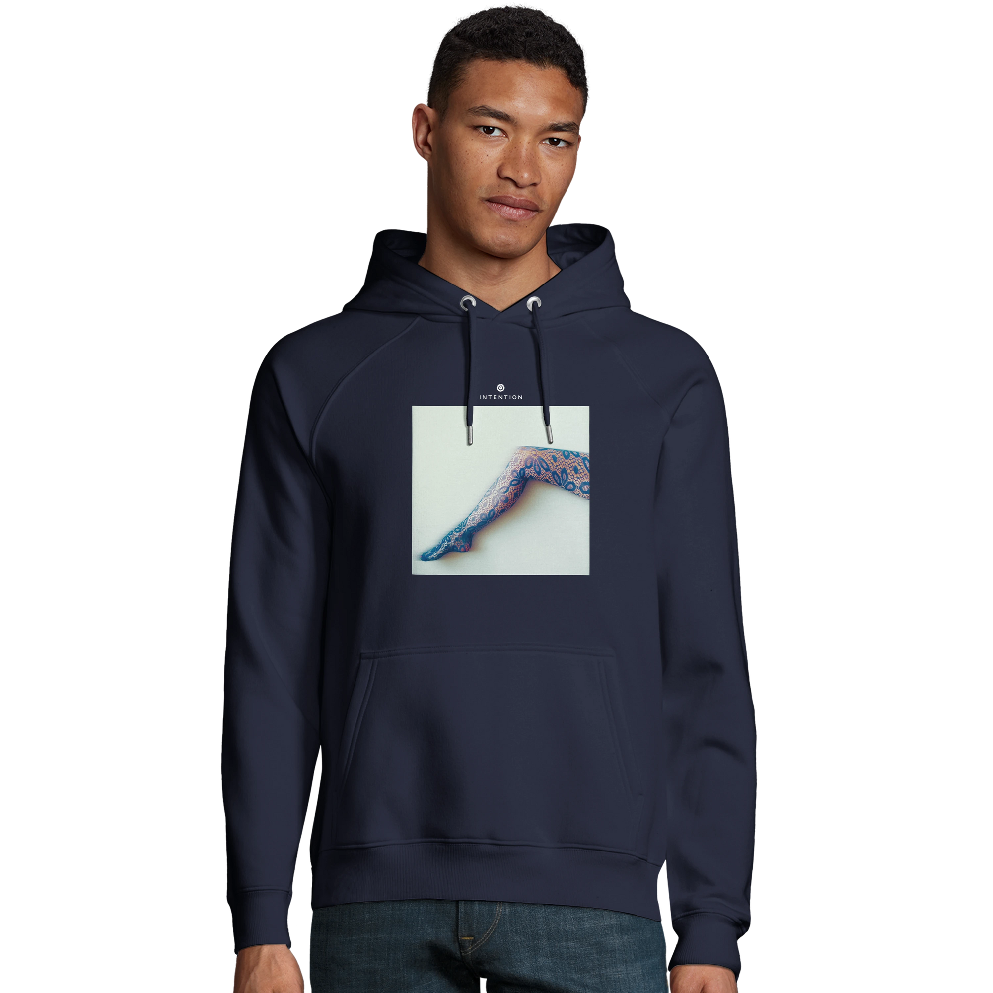 Jazzy - "Lacey Leg" Hoodie French Navy 3