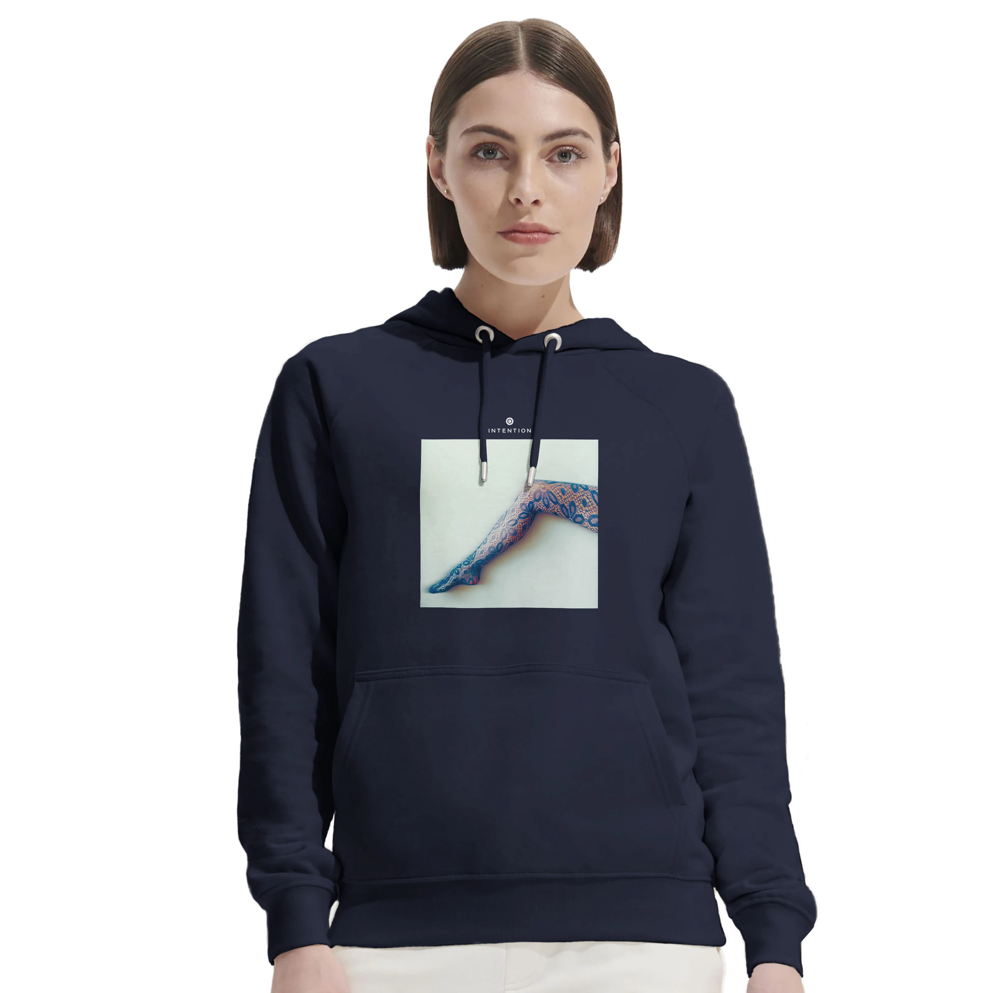 Jazzy - "Lacey Leg" Hoodie French Navy 5